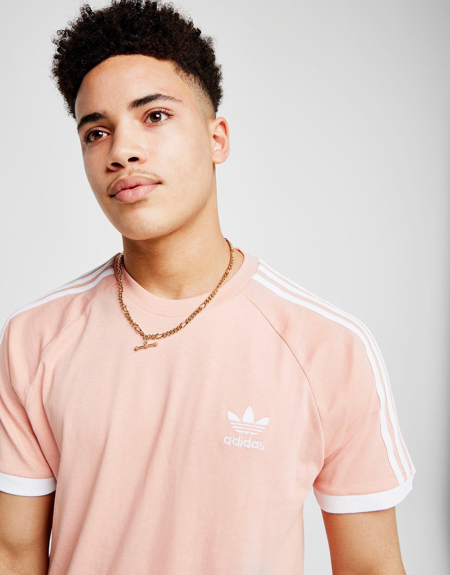 dusty pink adidas shirt