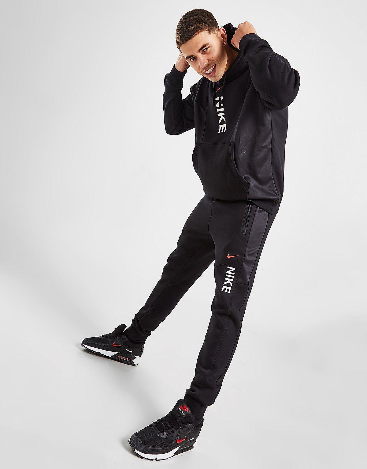 Nike Hybrid Fleece Joggers in Black for Men | Lyst UK