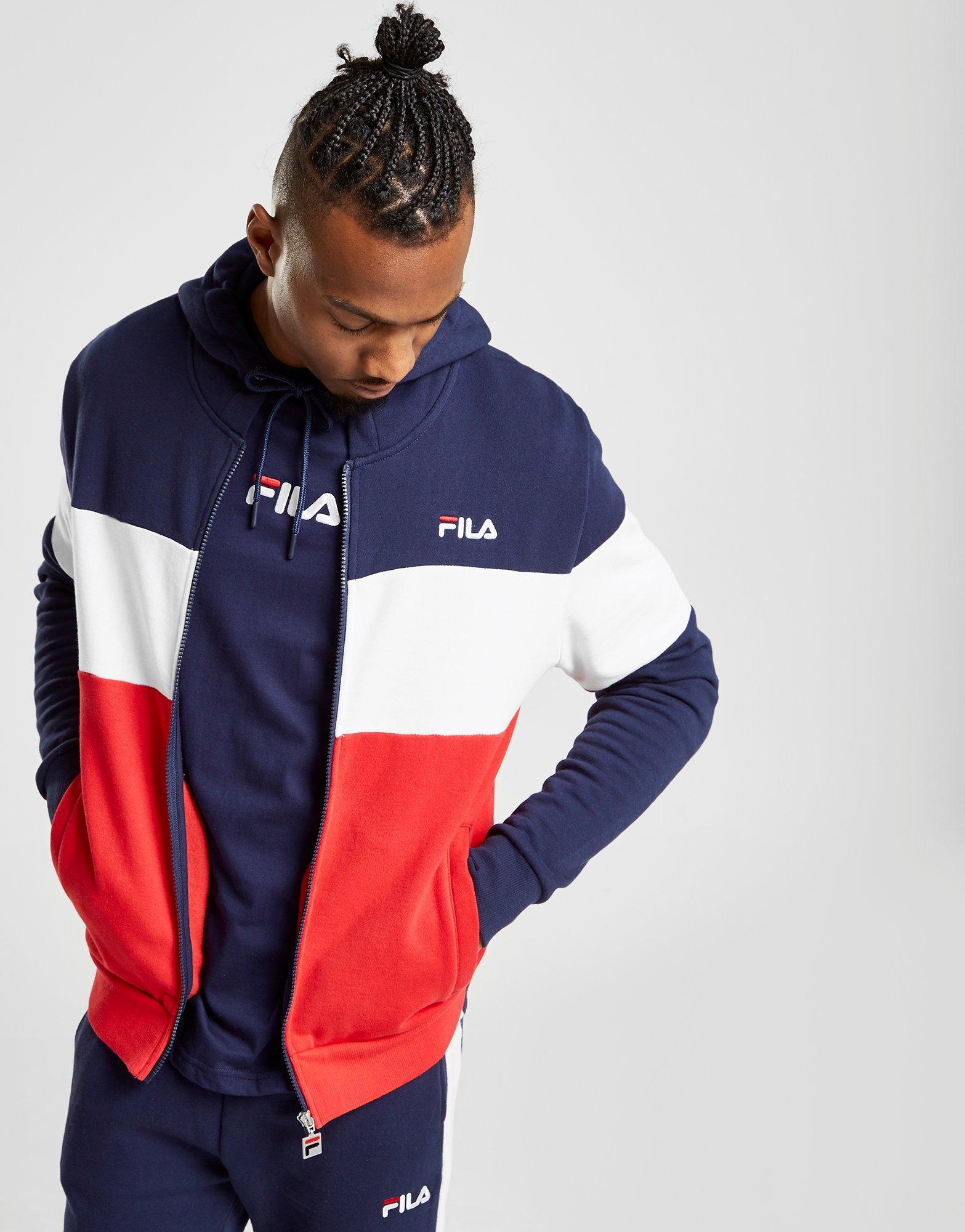 Fila jago full zip fleece hoodie Clearance