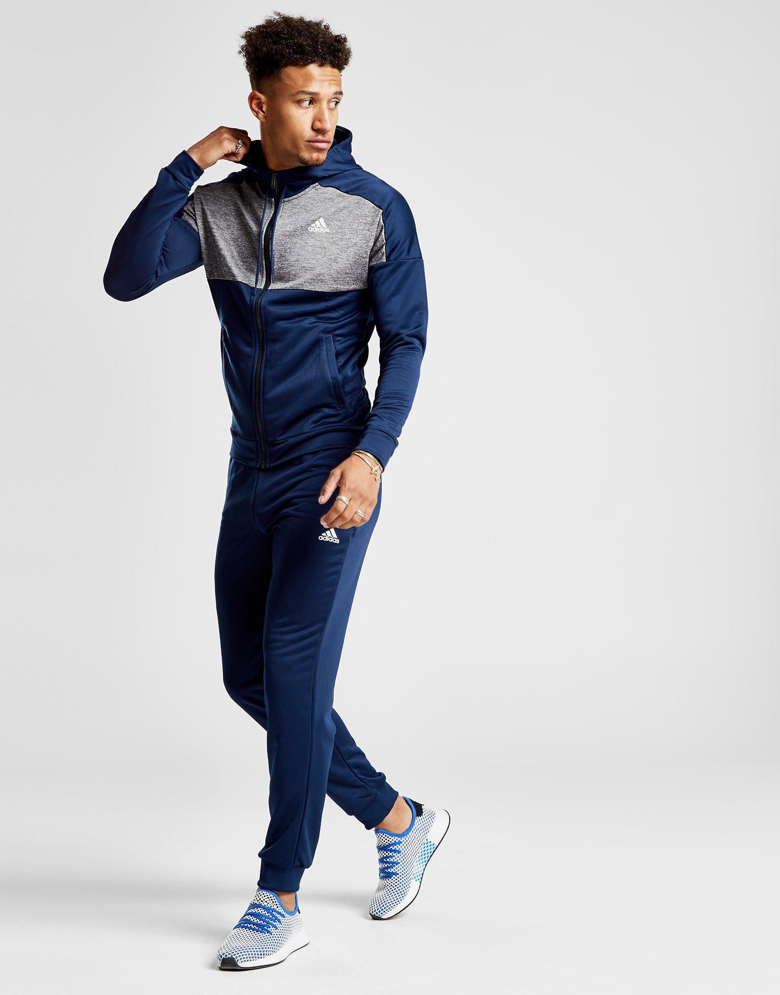 adidas Synthetic Game Time Tracksuit in 