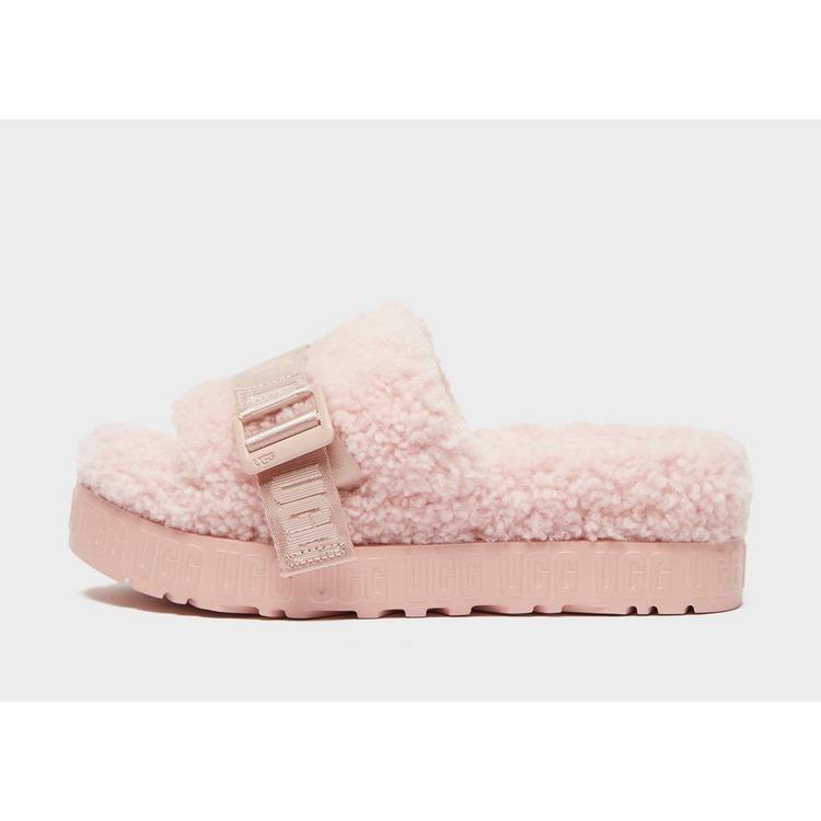 UGG Synthetic Fluffita Slides in Pink - Lyst