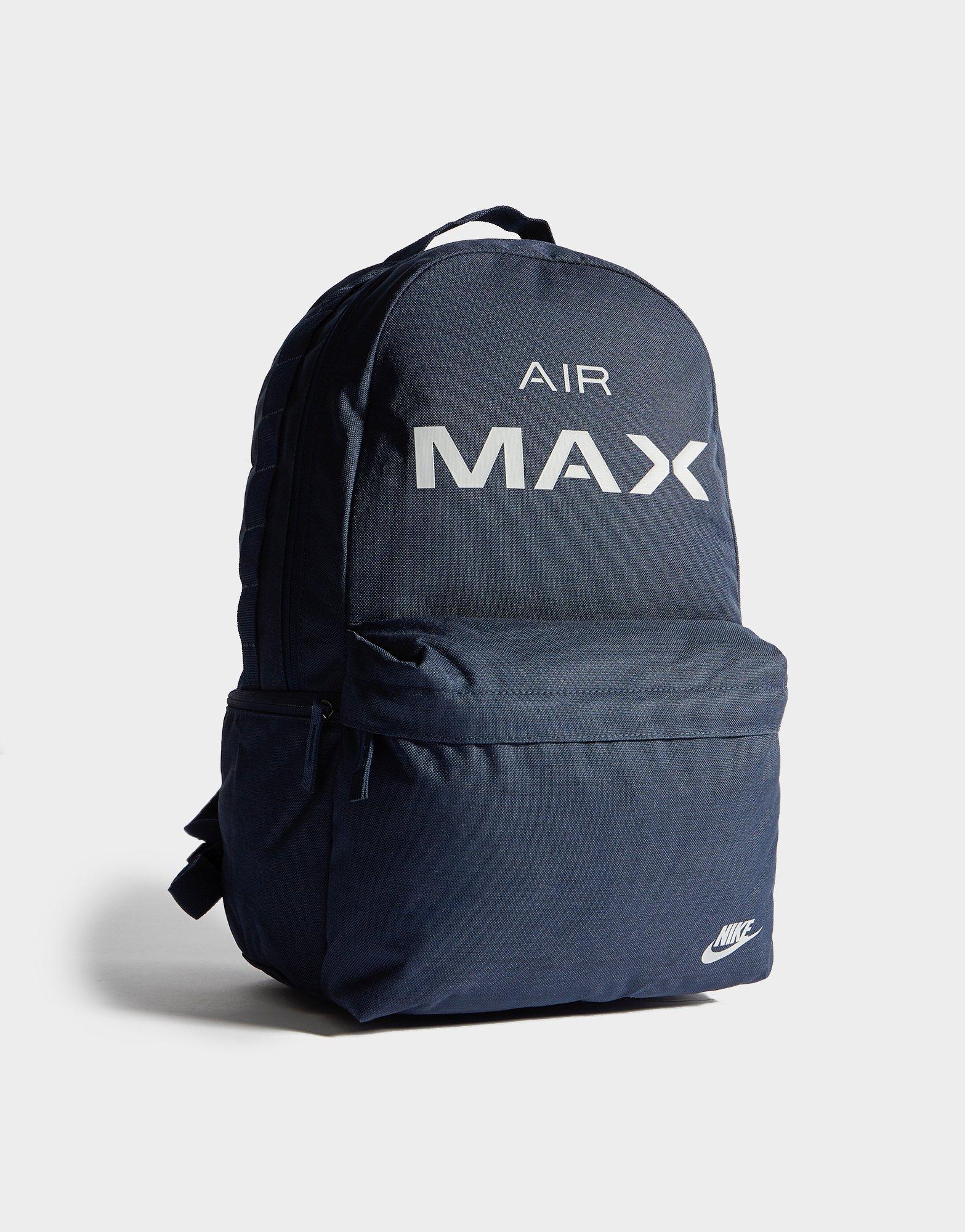 nike air max backpack black