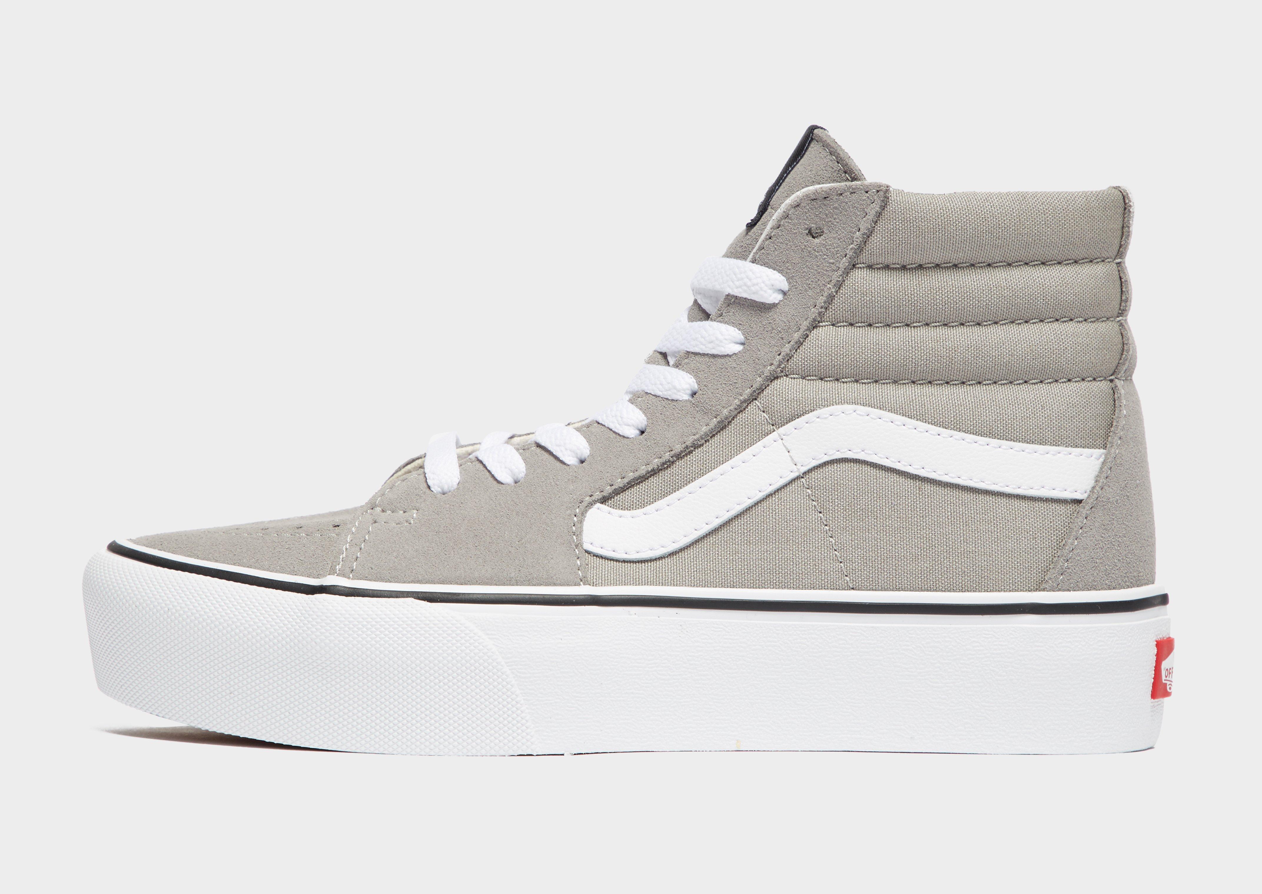 platform grey vans