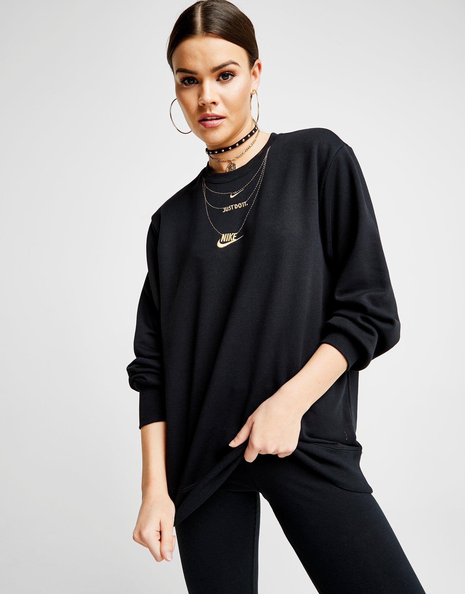 nike necklace sweatshirt