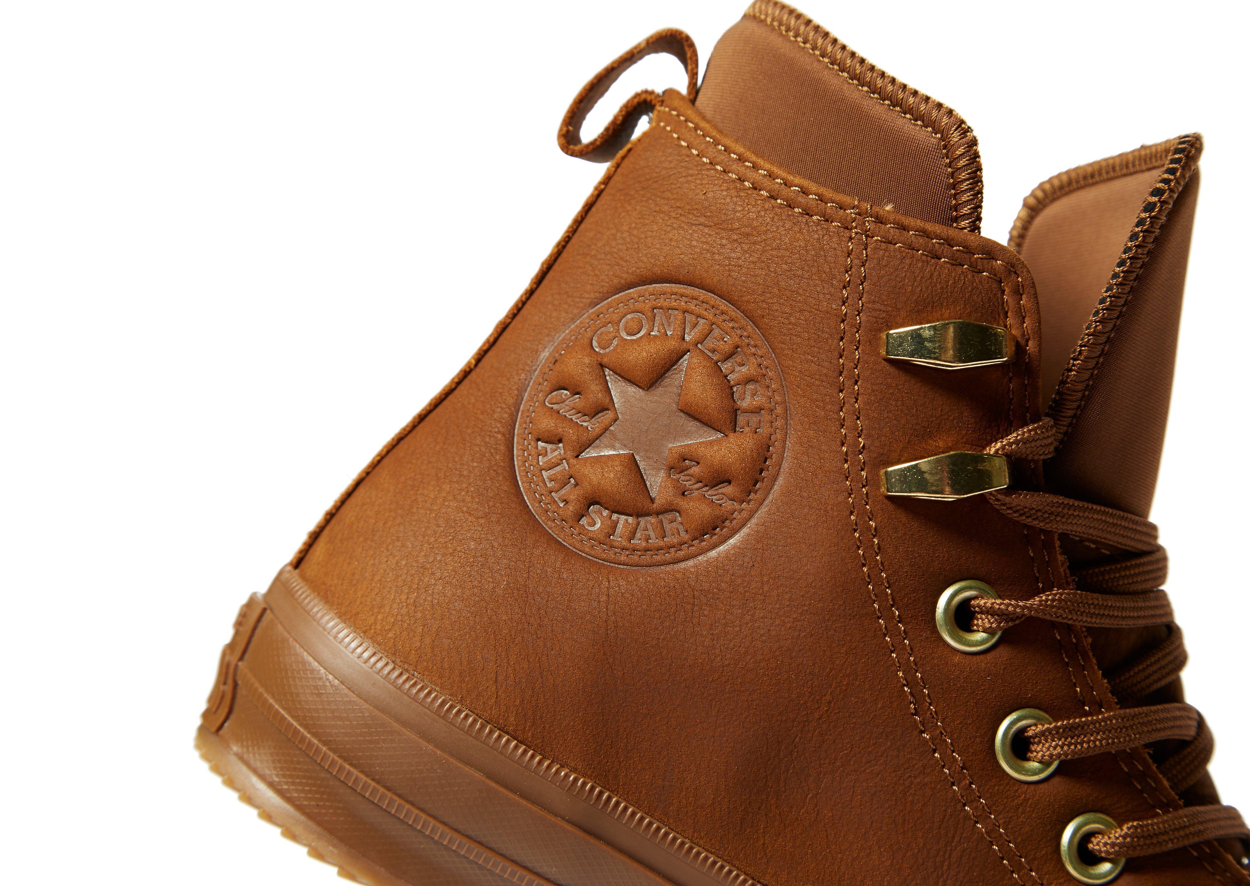 brown converse boots