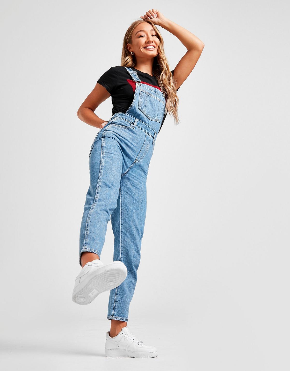 tapered dungarees
