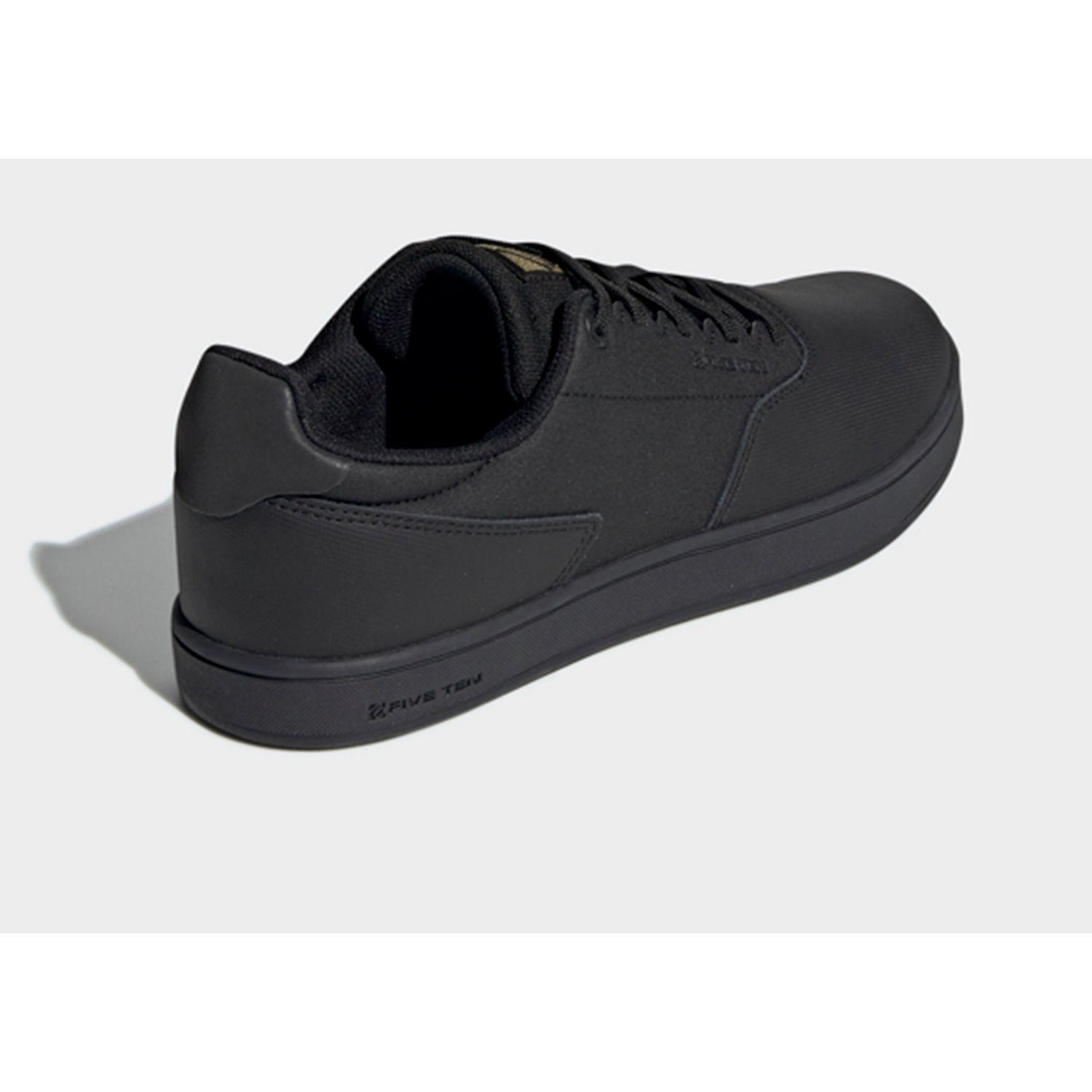 adidas black flat shoes