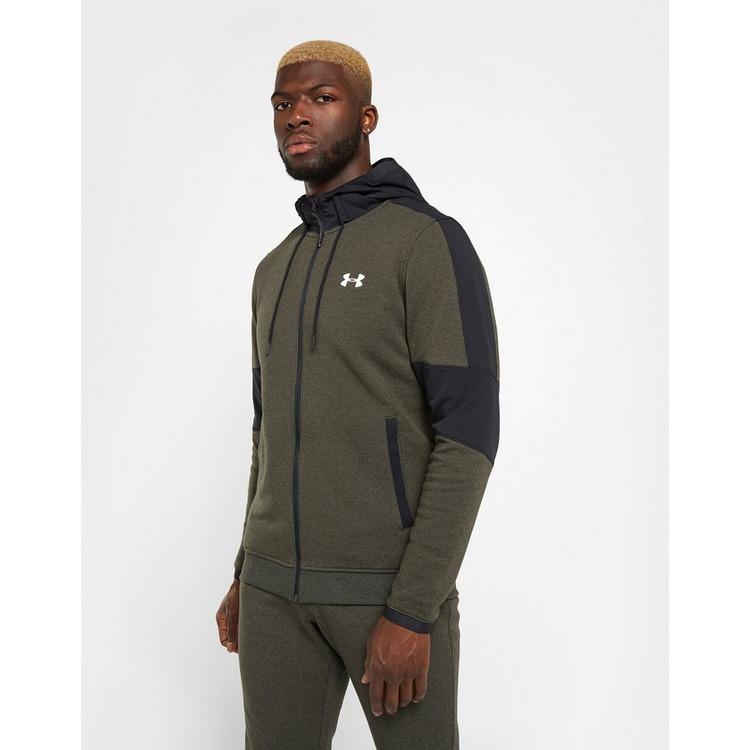 ua threadborne fleece full zip hoodie