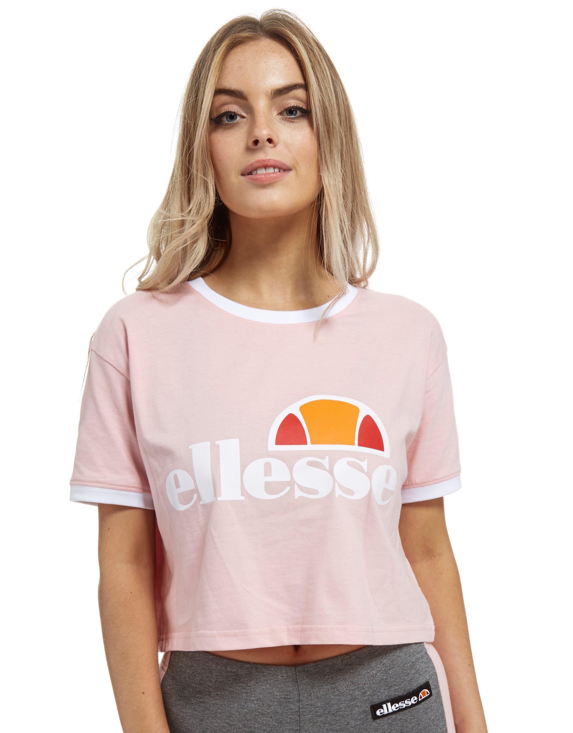 Ellesse Cotton Crop Top Ring T-shirt in 