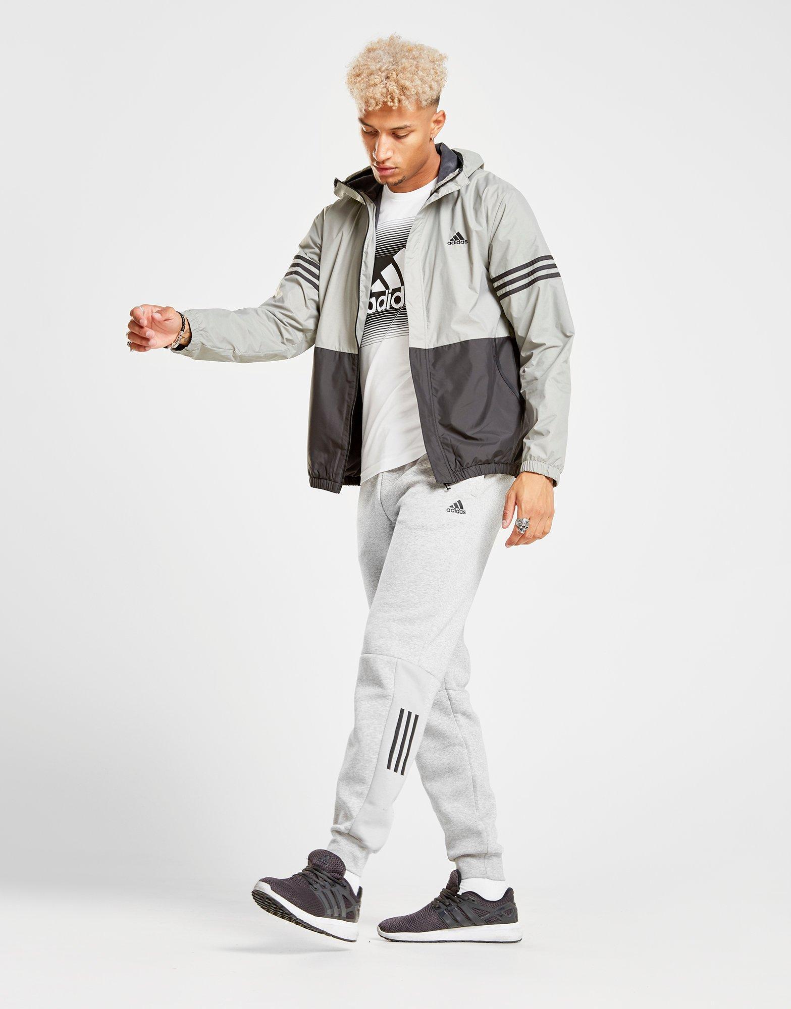 adidas colour block windbreaker