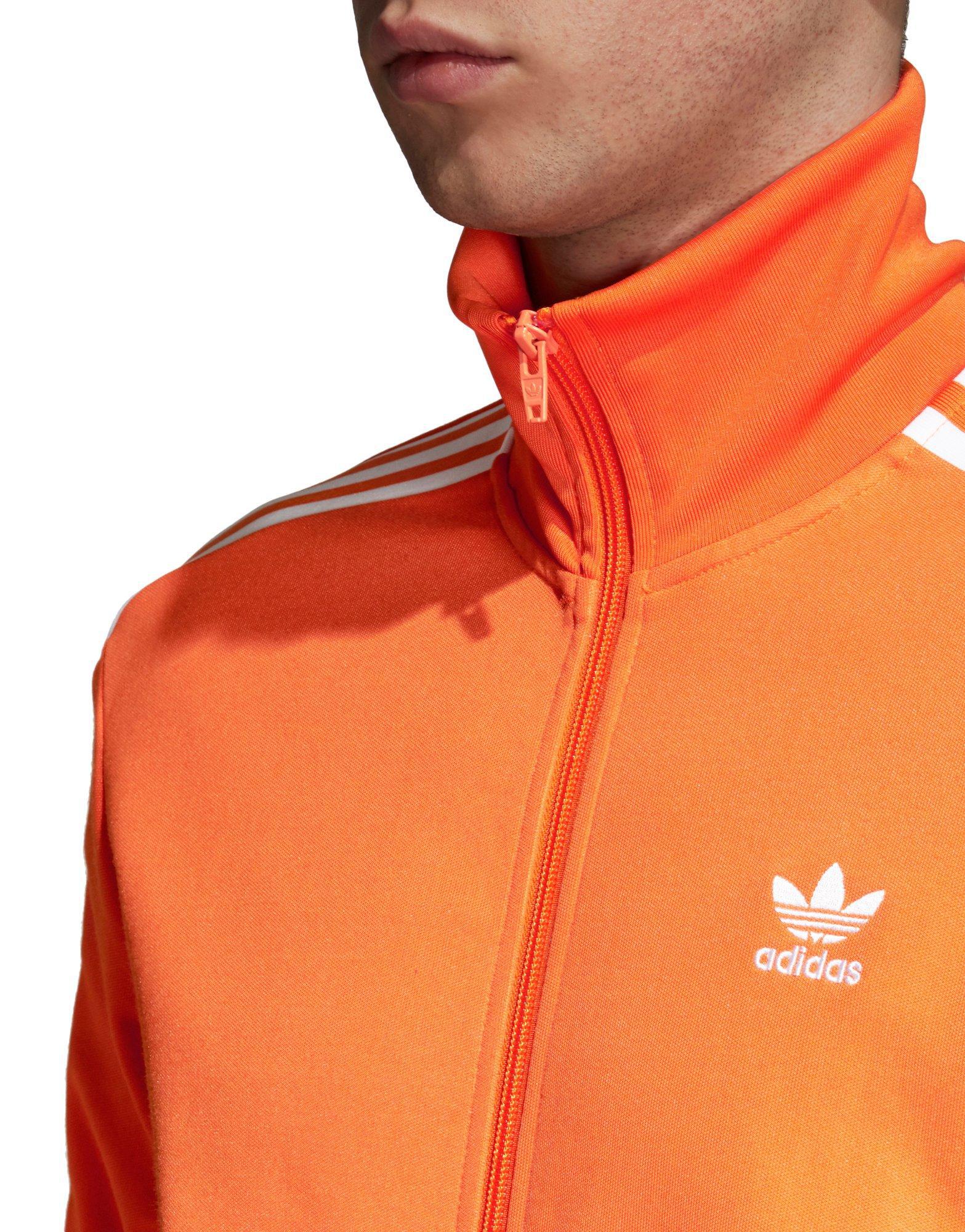 adidas bb track jacket orange