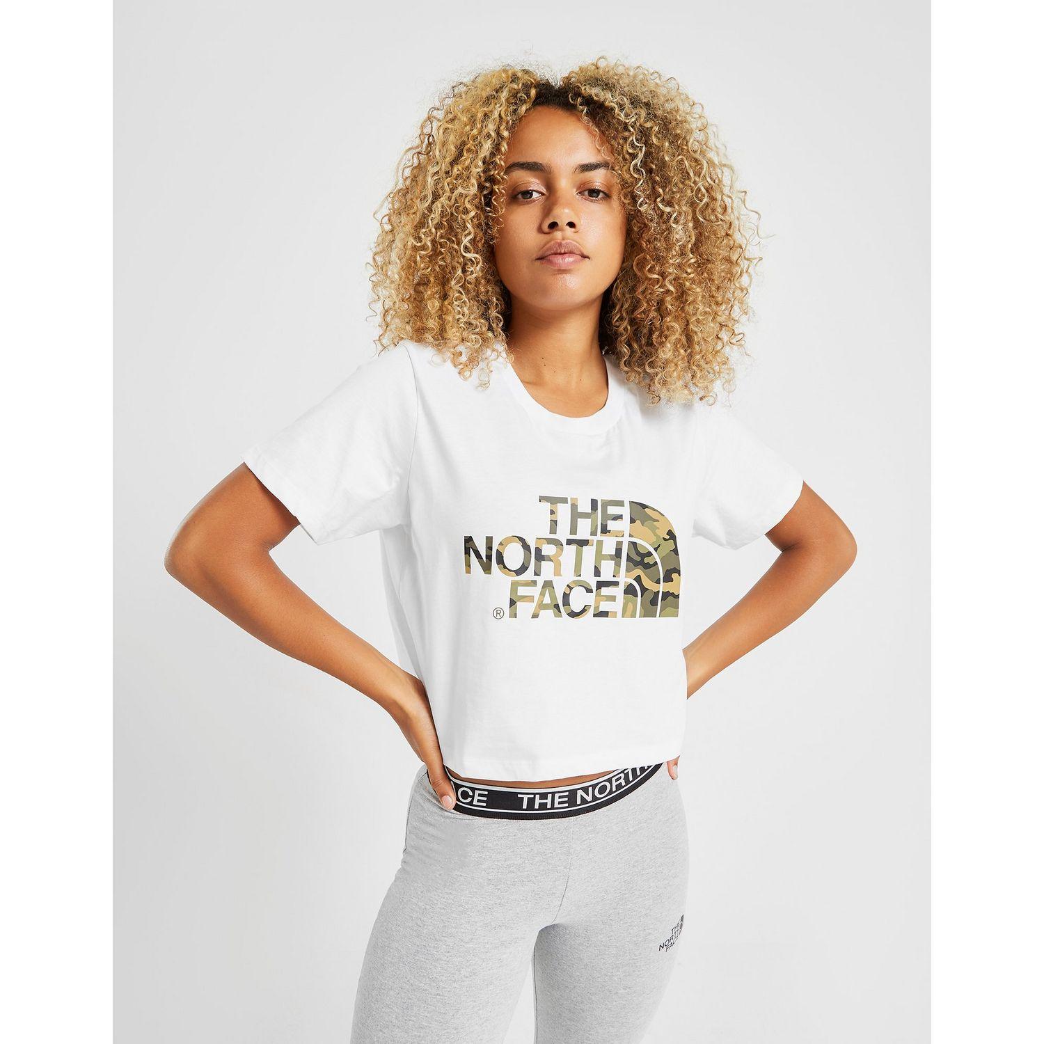 north face cropped t shirt