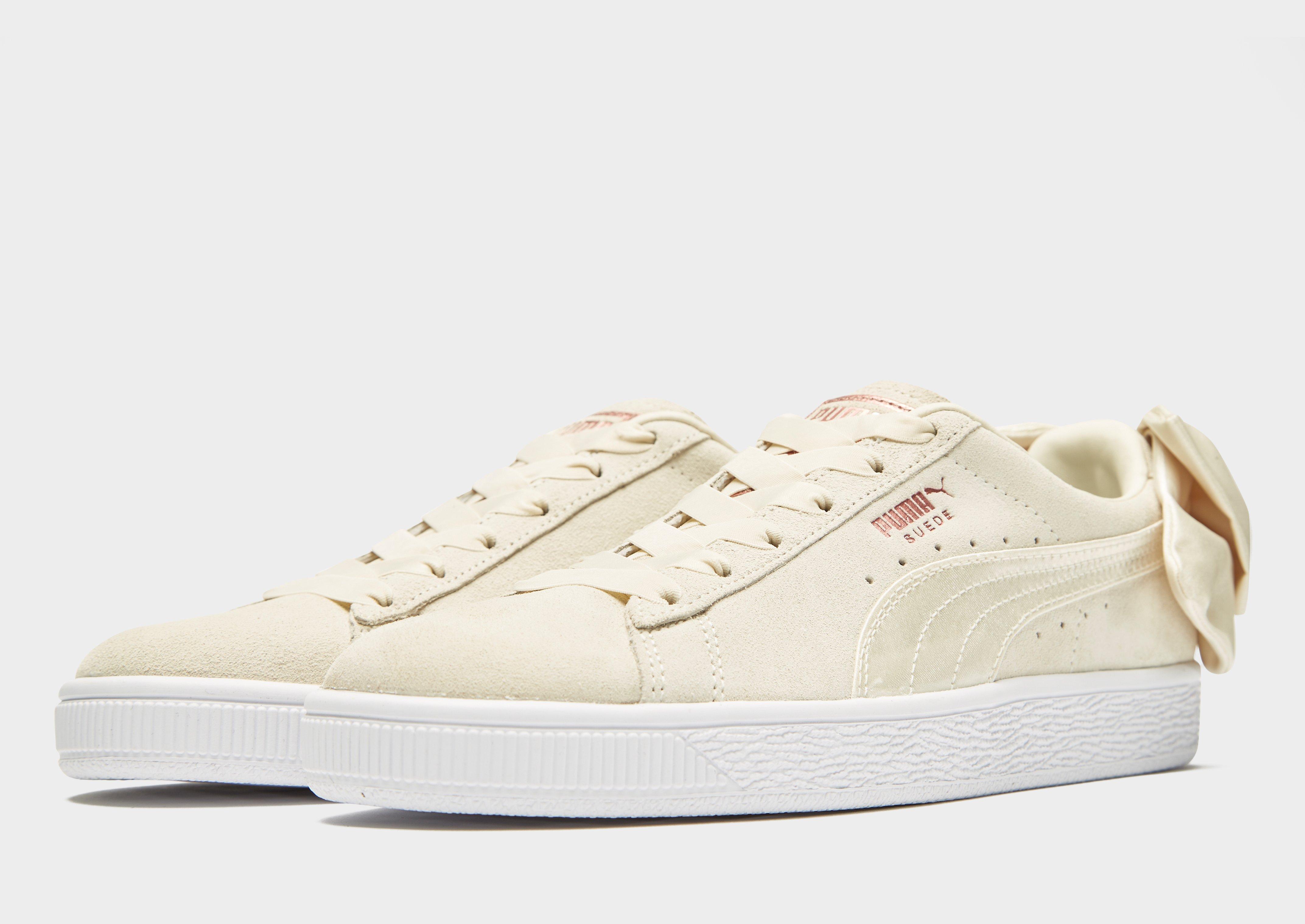 puma suede bow