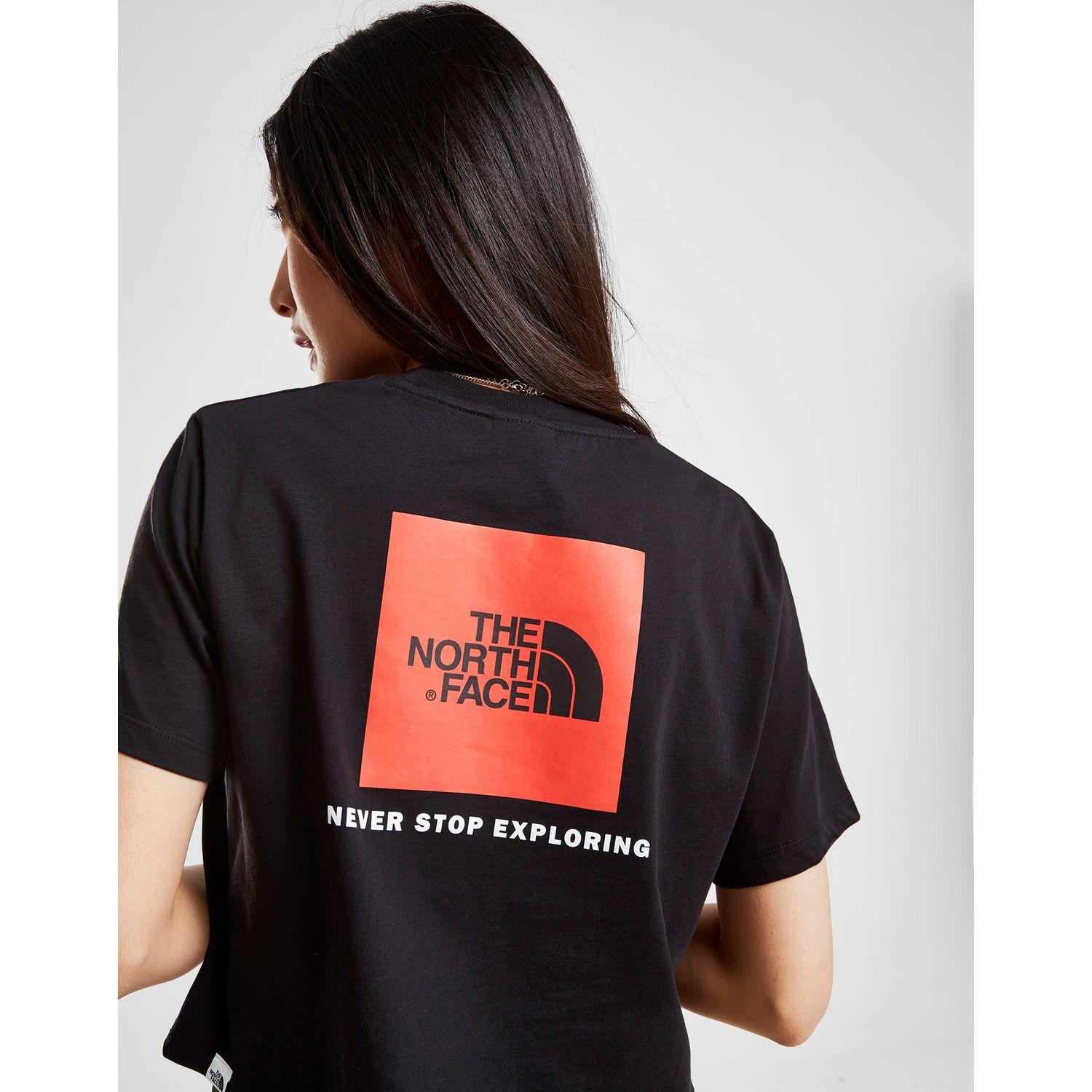 the north face black t shirt