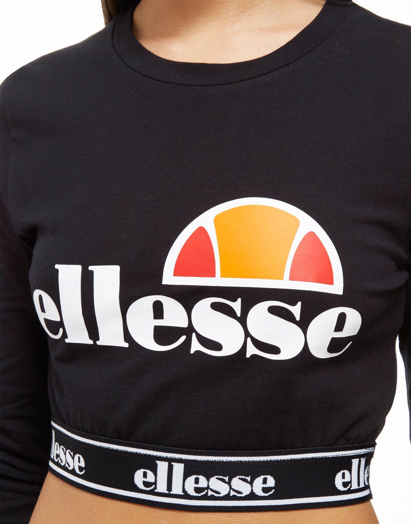 ellesse crop top long sleeve