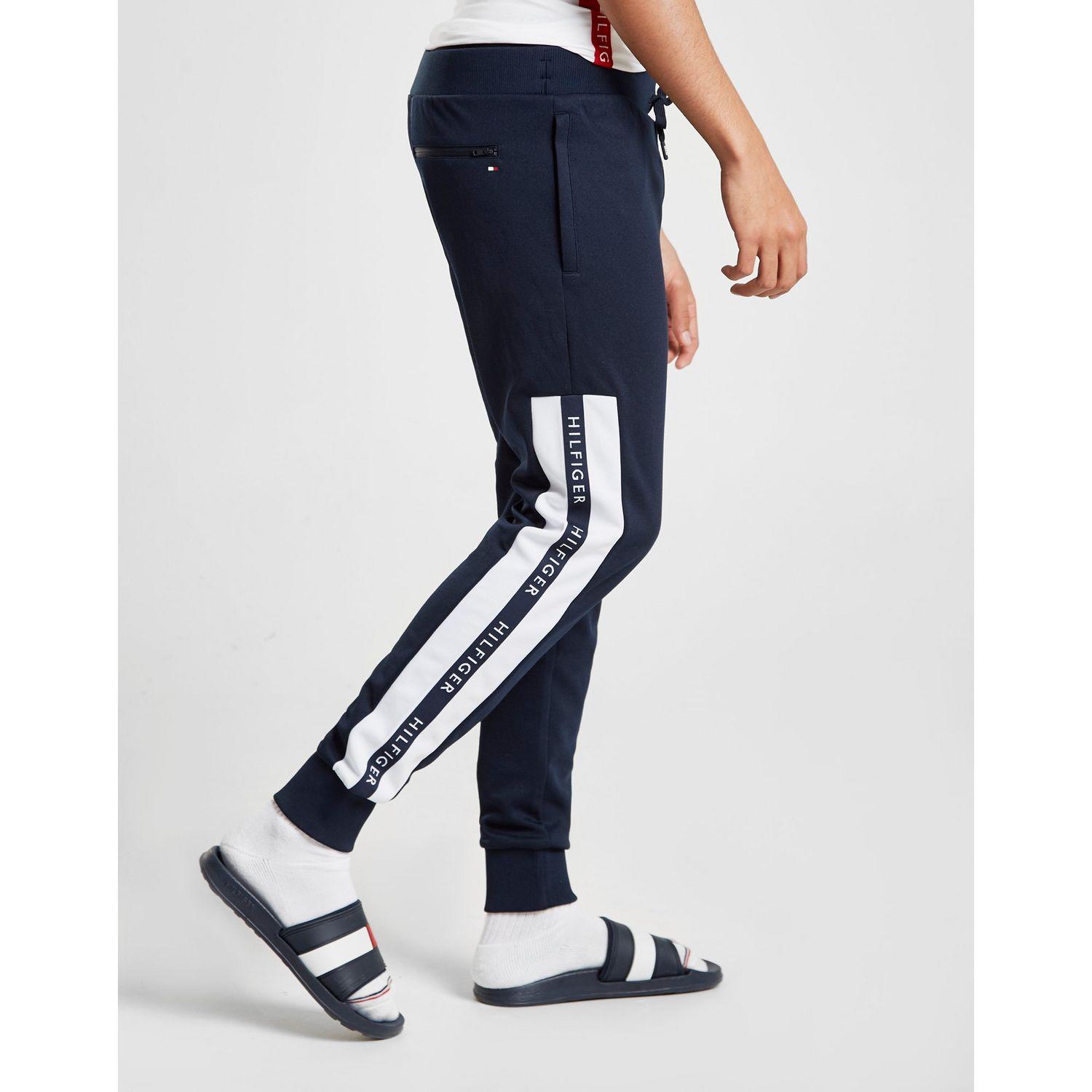 tommy hilfiger navy tracksuit bottoms