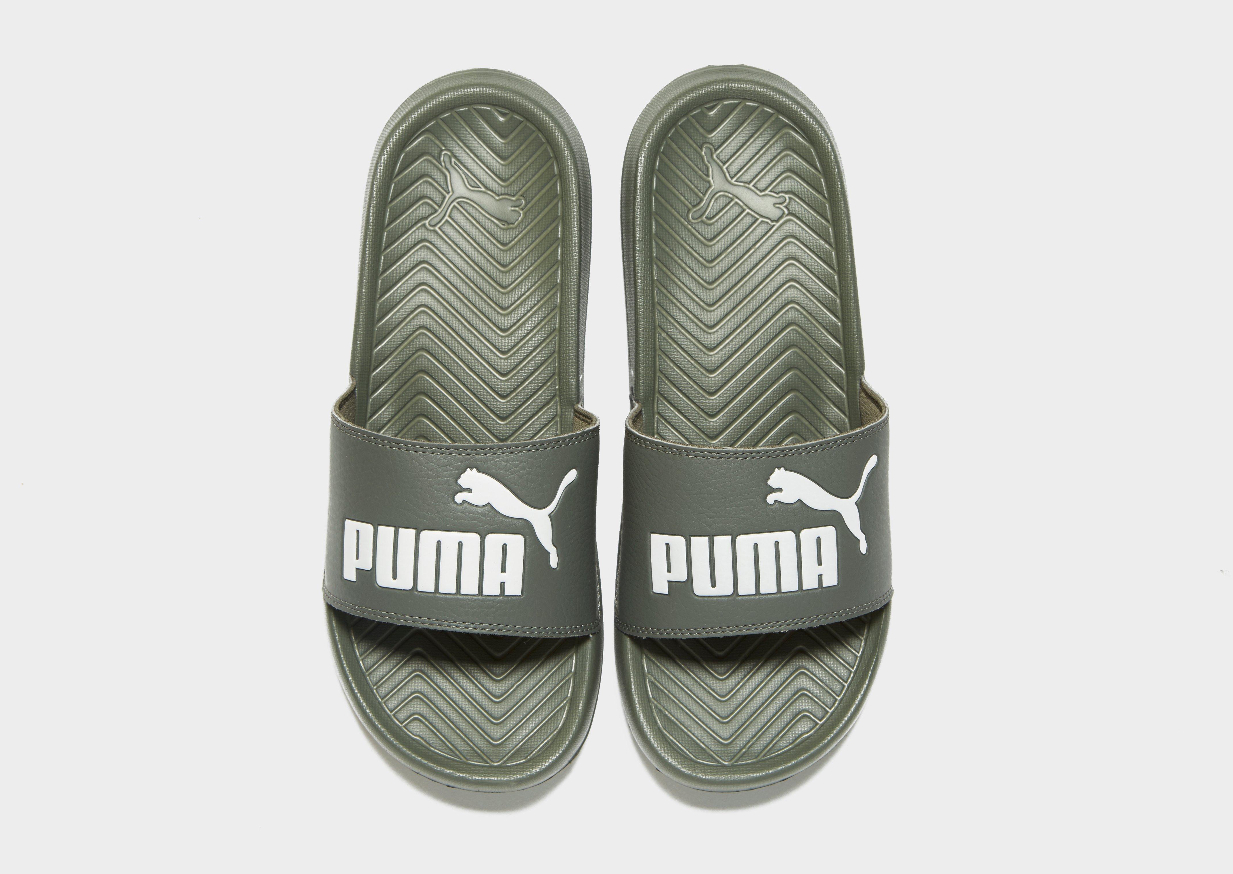 green puma slides