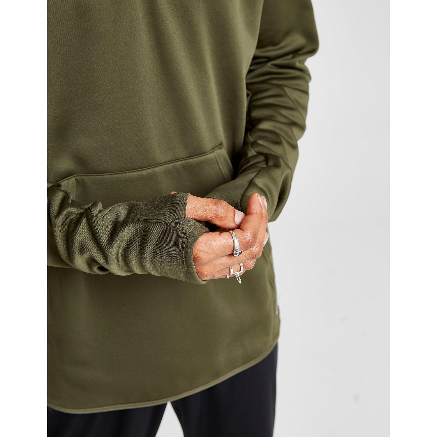 nike fc woven overlay hoodie