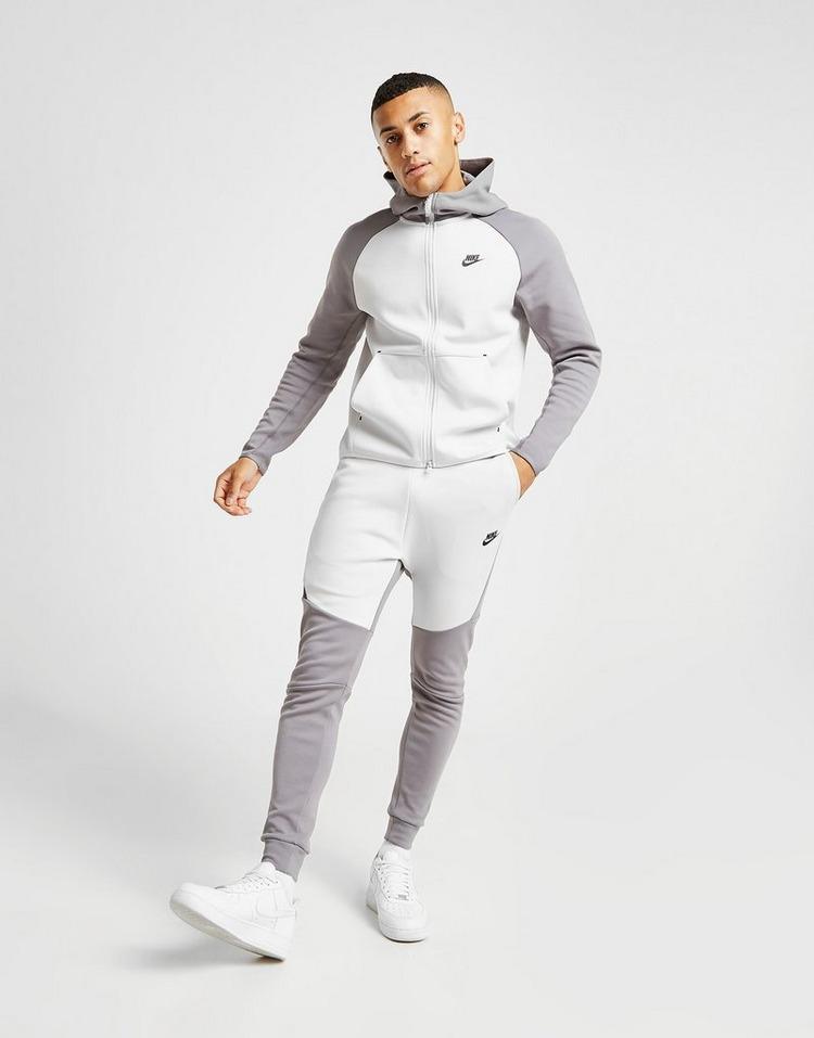 Nike Tech Fleece Windrunner Hoodie in White/Grey (Grey) for Men - Lyst