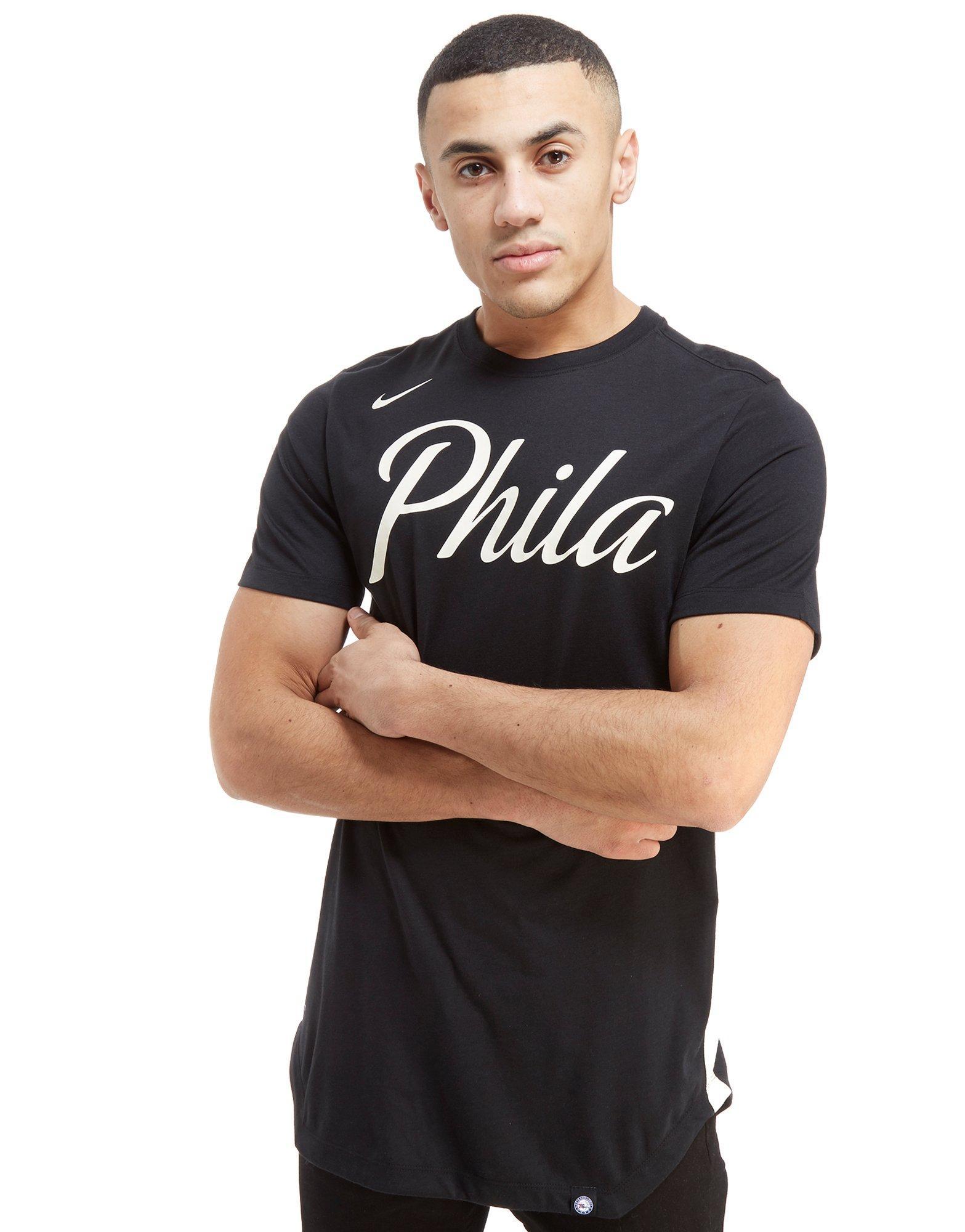 nike nba philadelphia 76ers city t-shirt