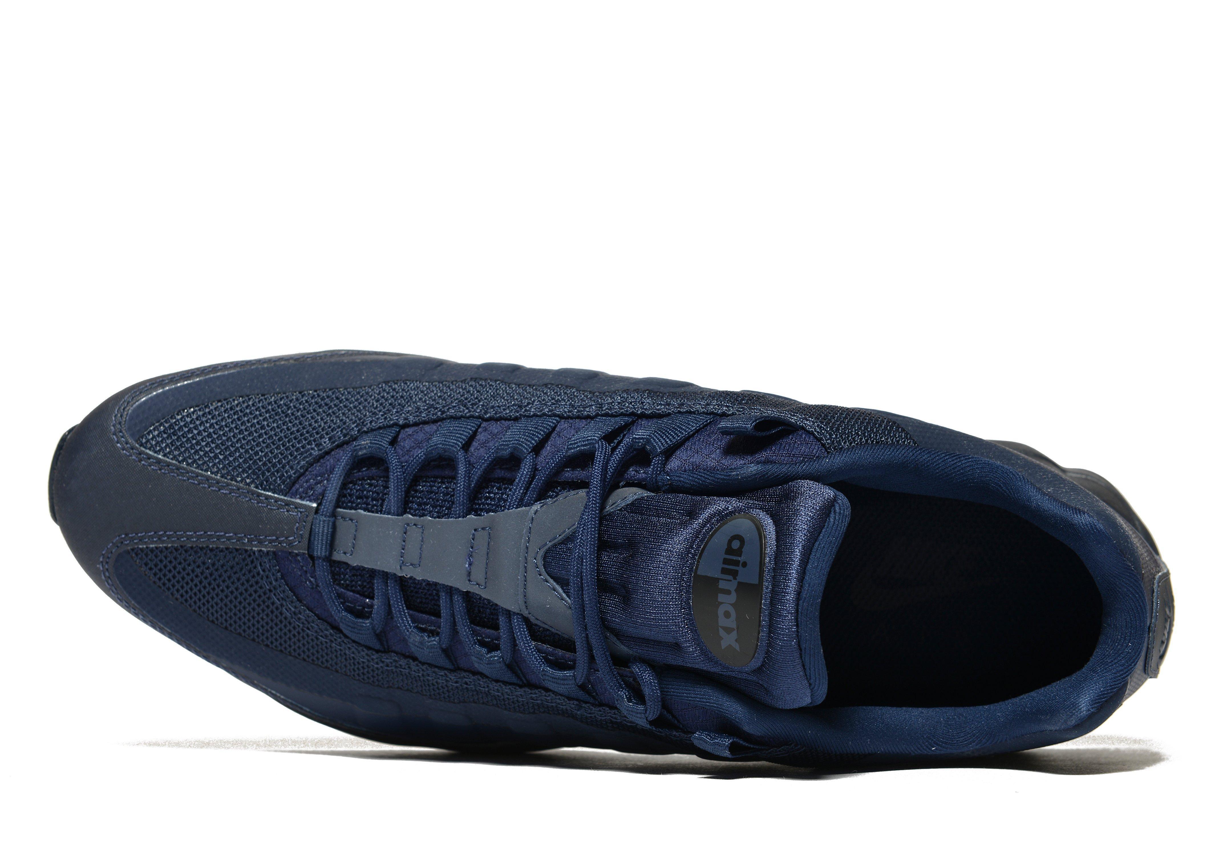 air max 95 navy blue and black