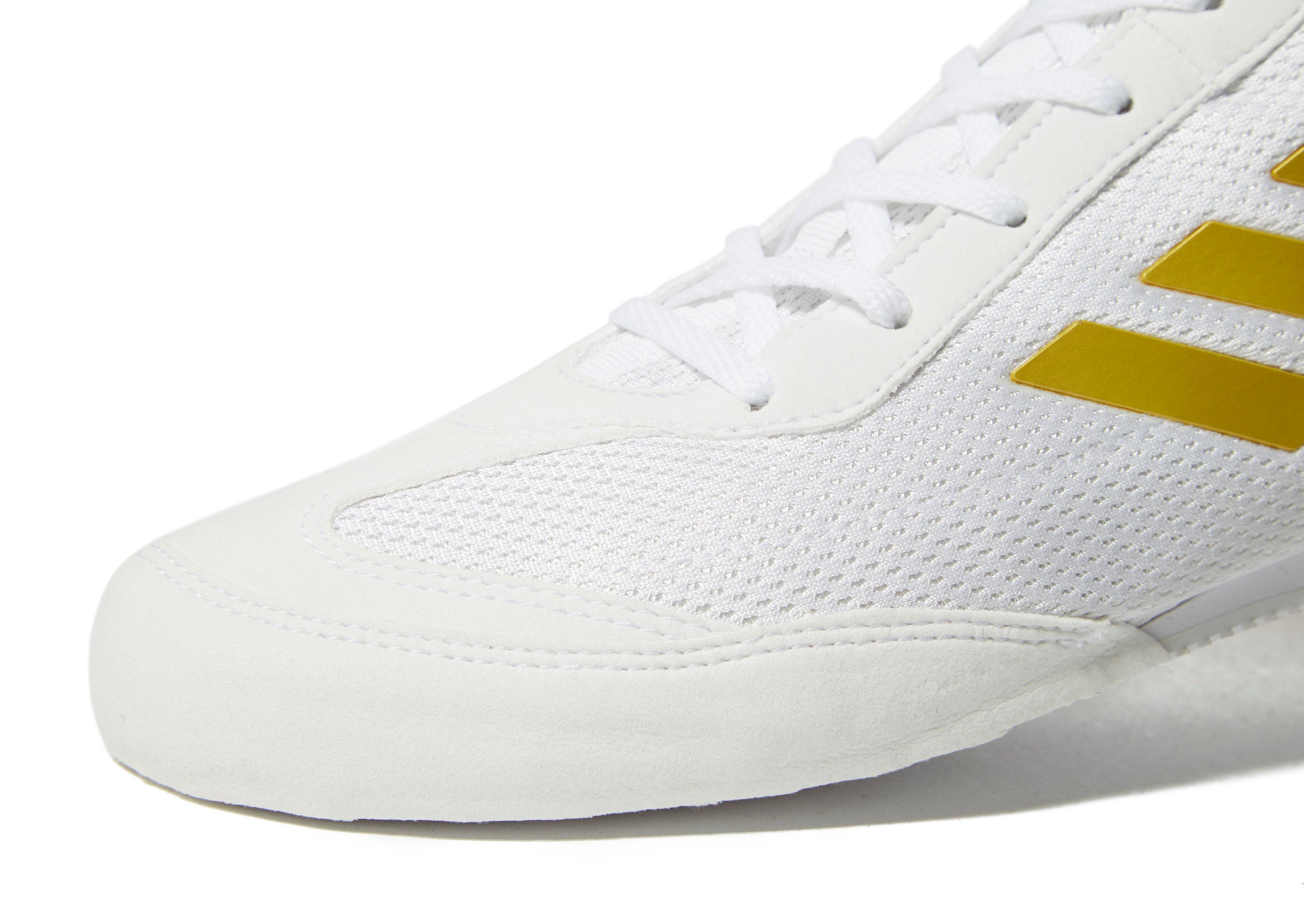 adidas box hog white gold