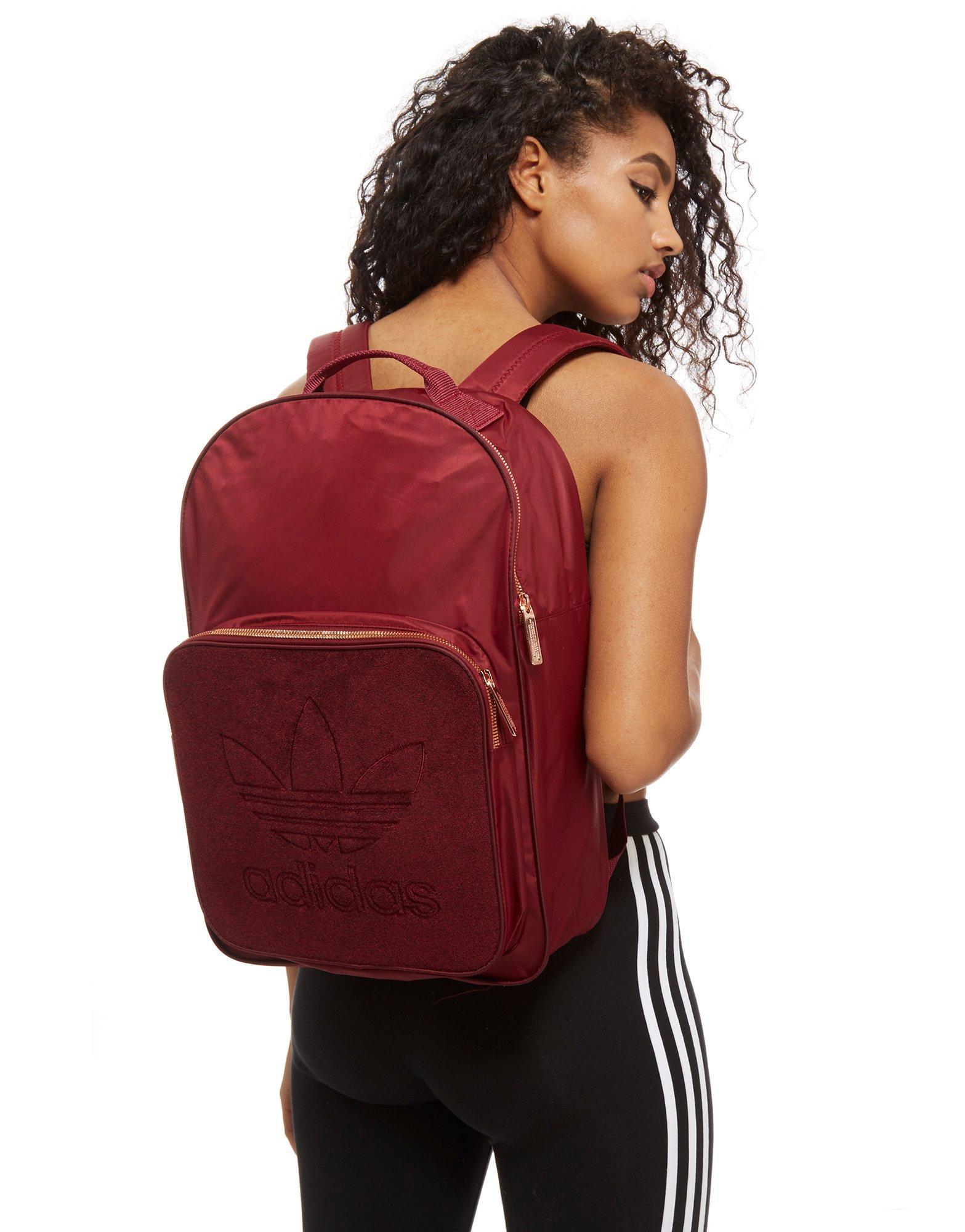 velvet adidas backpack