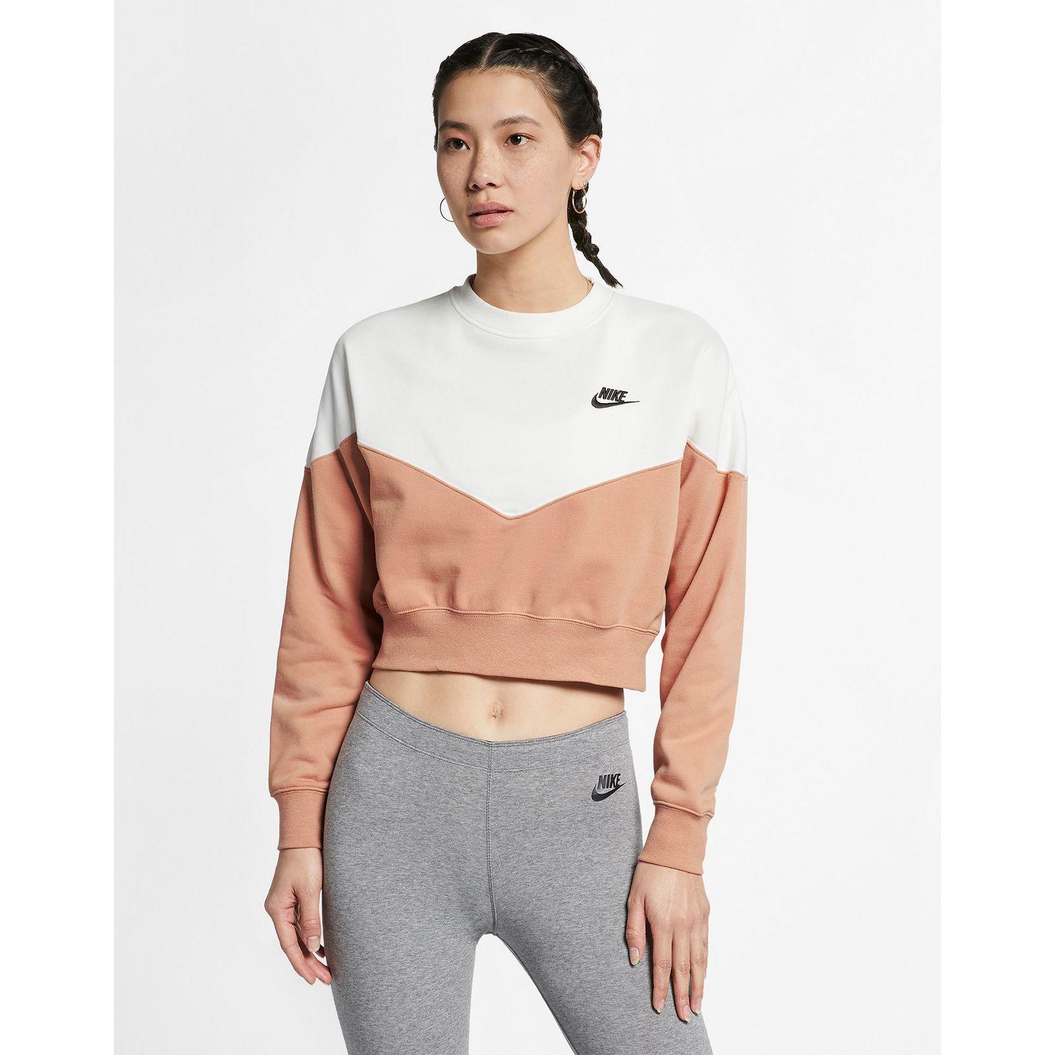 nike heritage fleece sweatshirt