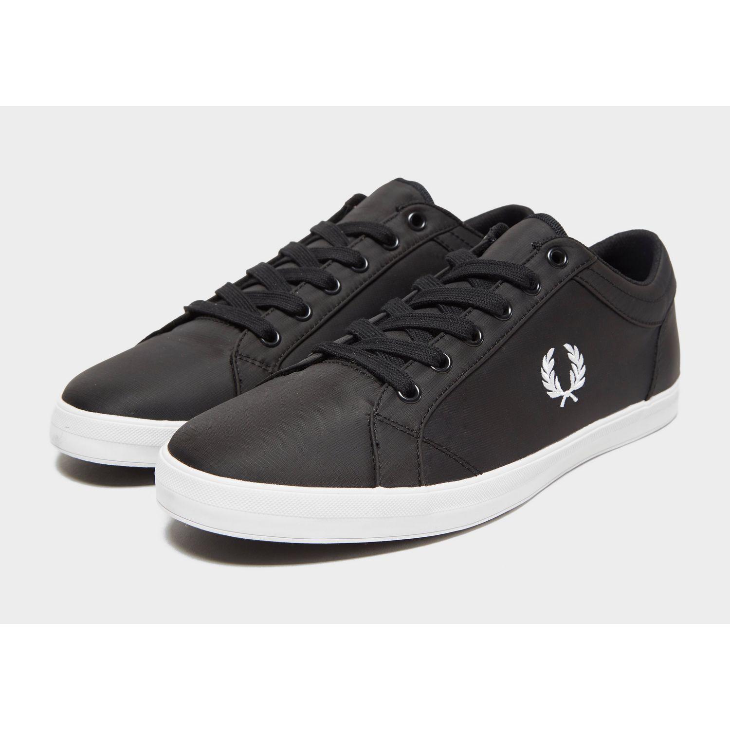 Fred Perry Synthetic Baseline Ripstop in Black/White (Black) for Men - Lyst