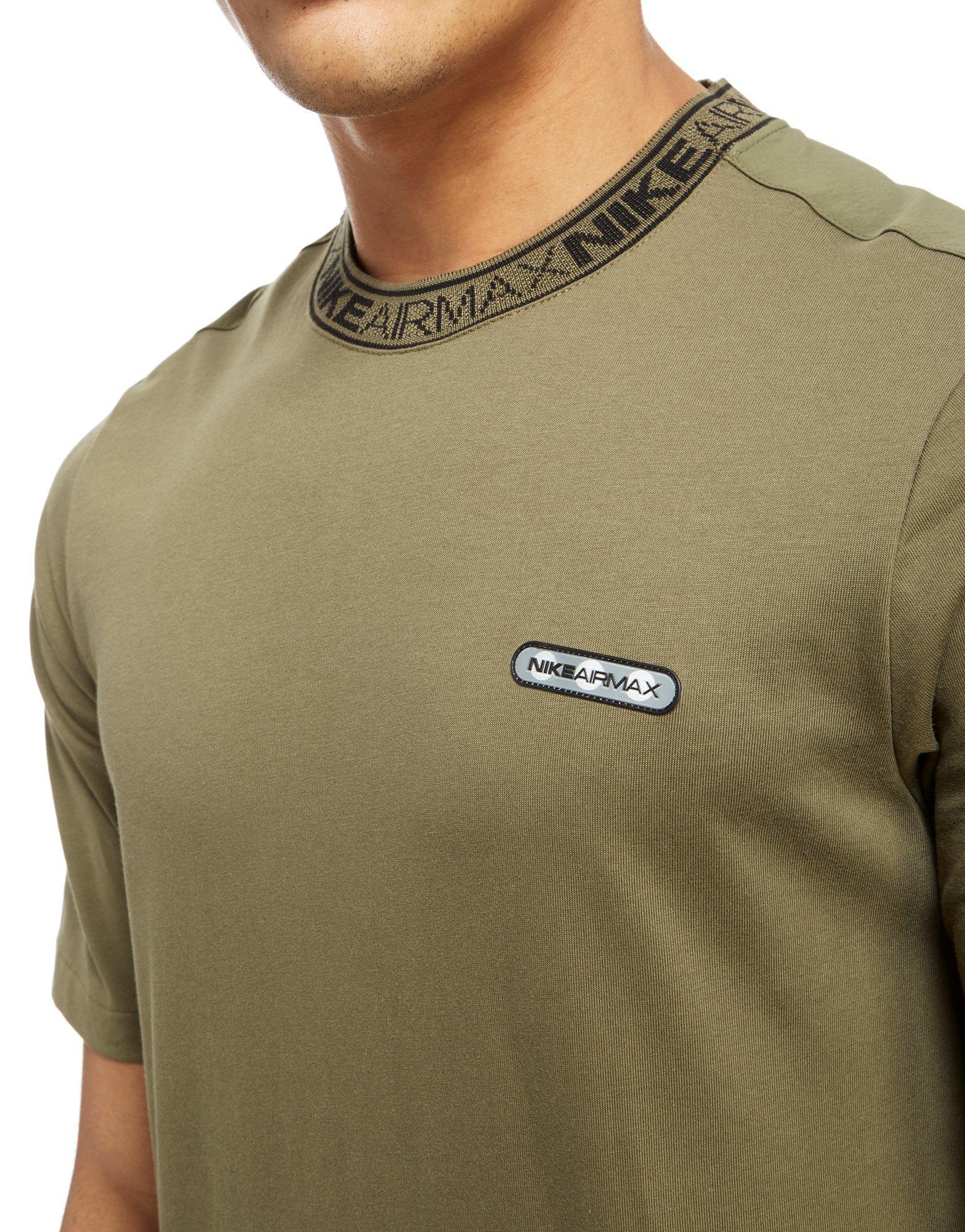 Nike Synthetic Max Jacquard Tshirt in Olive (Green) for Men Lyst