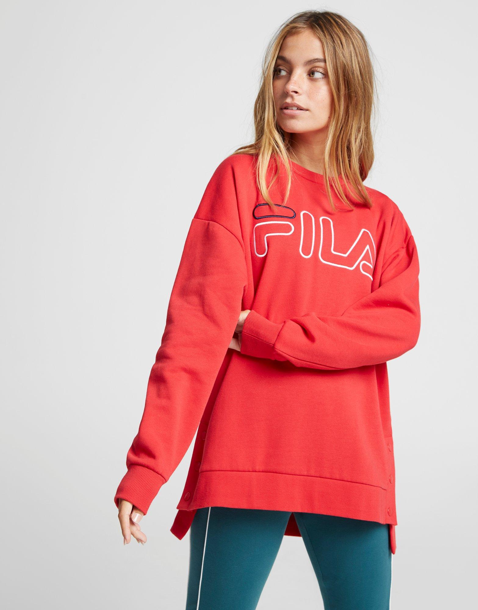 fila sky blue hoodie