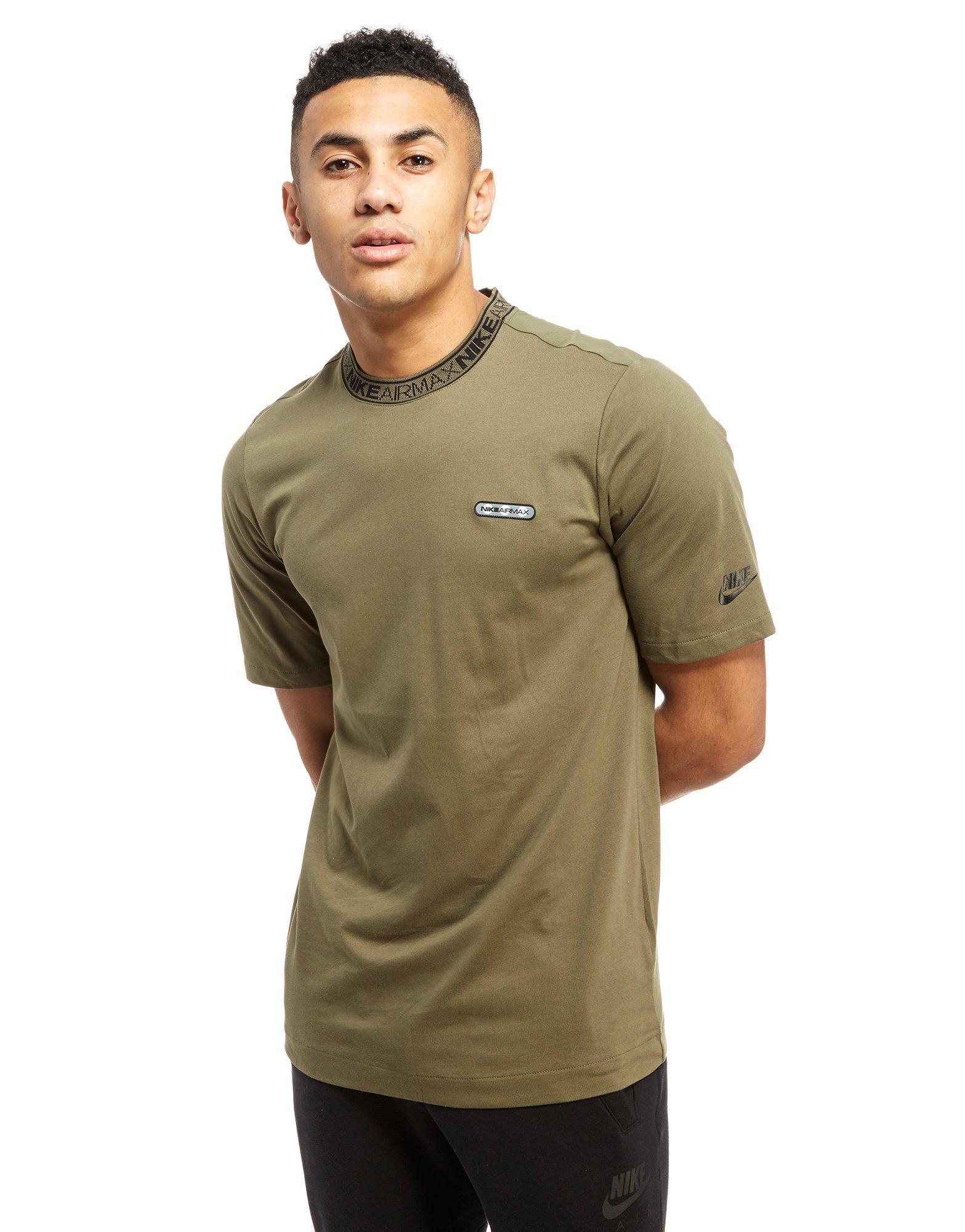 Nike Synthetic Max Jacquard T-shirt in Olive (Green) for Men - Lyst