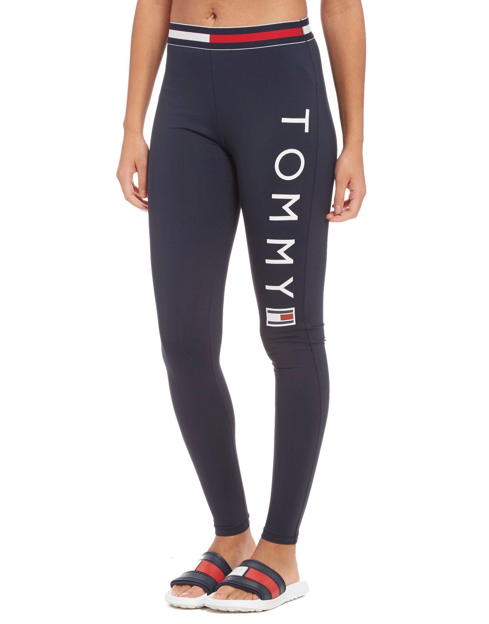 Tommy Hilfiger Synthetic Tape Leggings in Navy (Blue) - Lyst