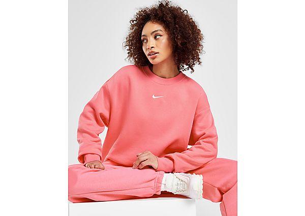 nike fleece oversized crew sweatshirt
