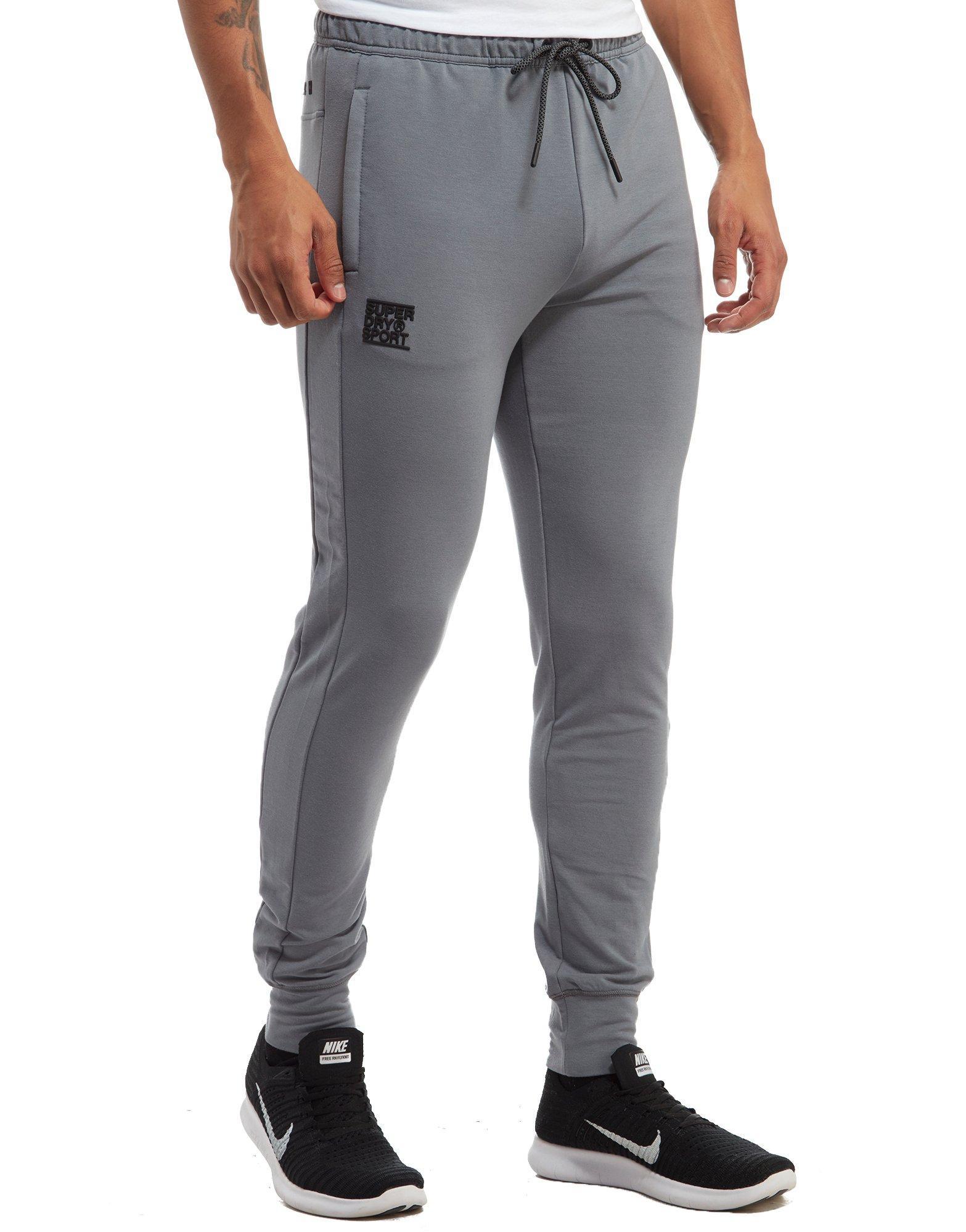 Lyst - Superdry Sport Poly Core Joggers in Gray for Men