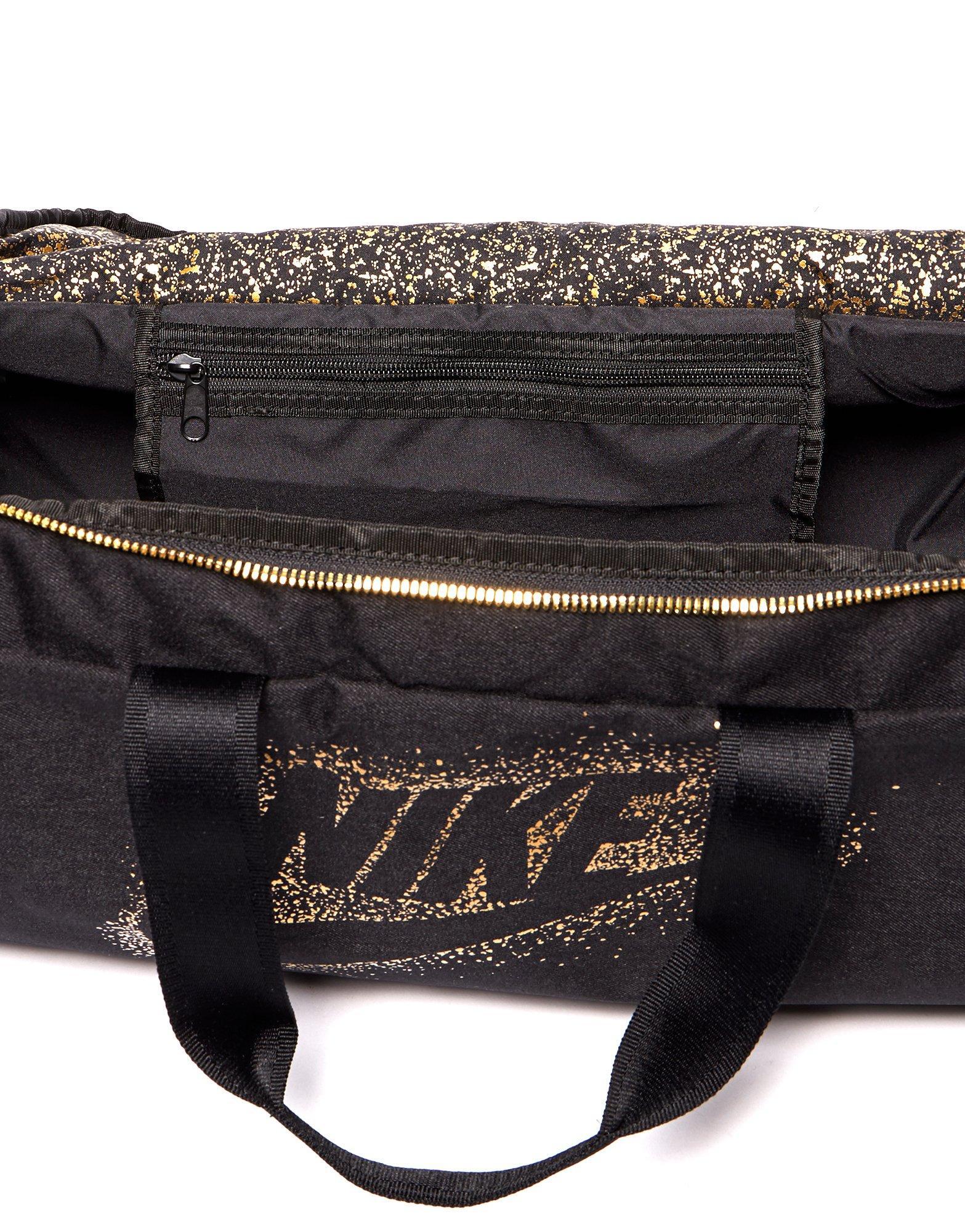 Nike Synthetic Met Duffle Bag in Black/Gold (Black) for Men - Lyst