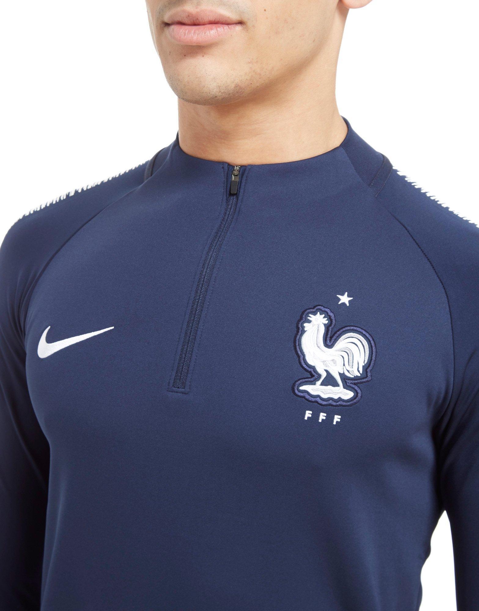 nike france squad drill top