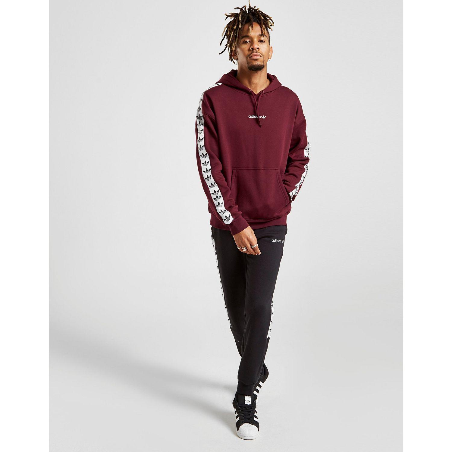 adidas original tape overhead hoodie