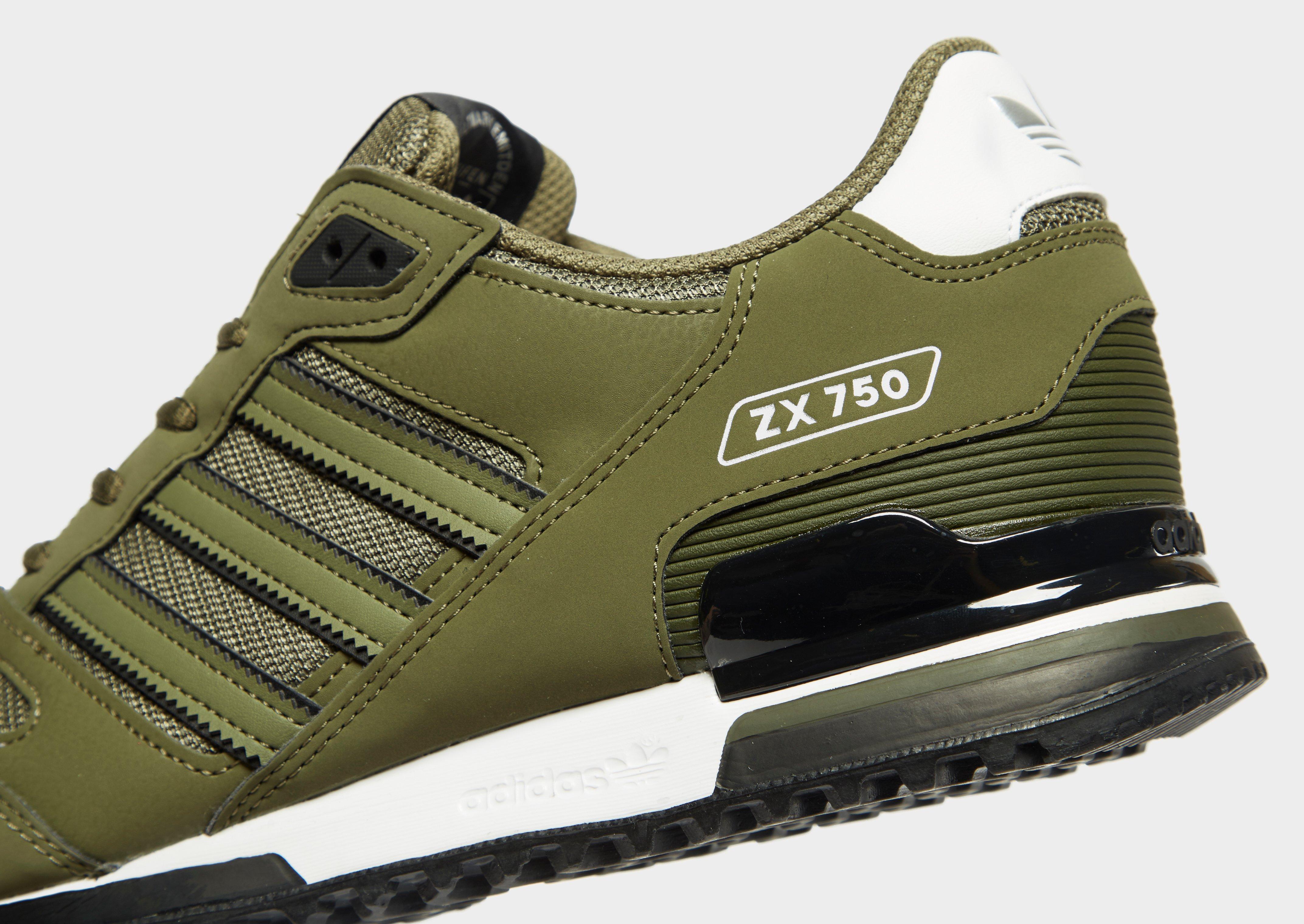 Originals Synthetic Zx 750 in Green/White/Black for Men - Lyst