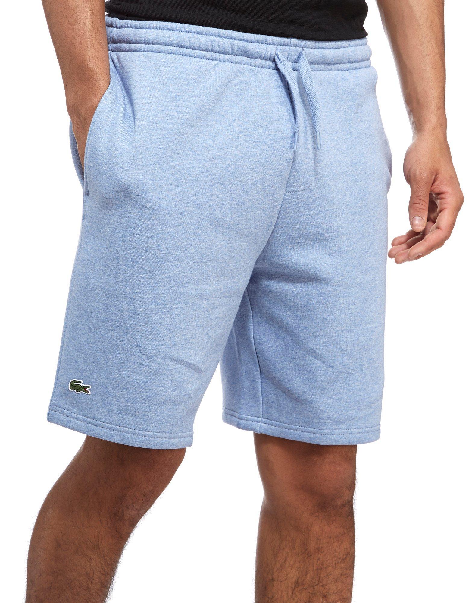 Lacoste Premium Fleece Shorts in Blue 