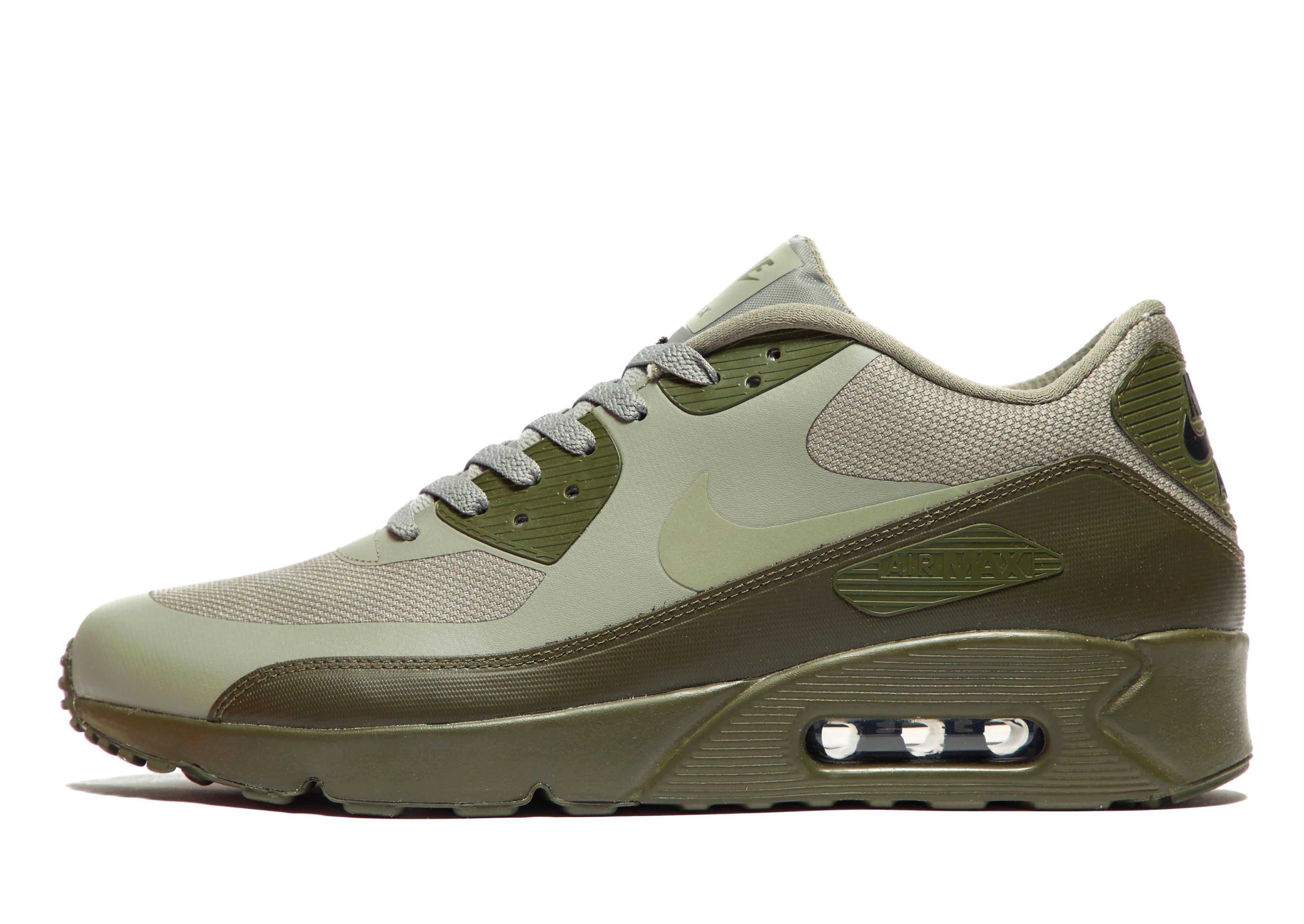 Nike Leather Air Max 90 Ultra Essential 2.0 in Green for Men - Lyst