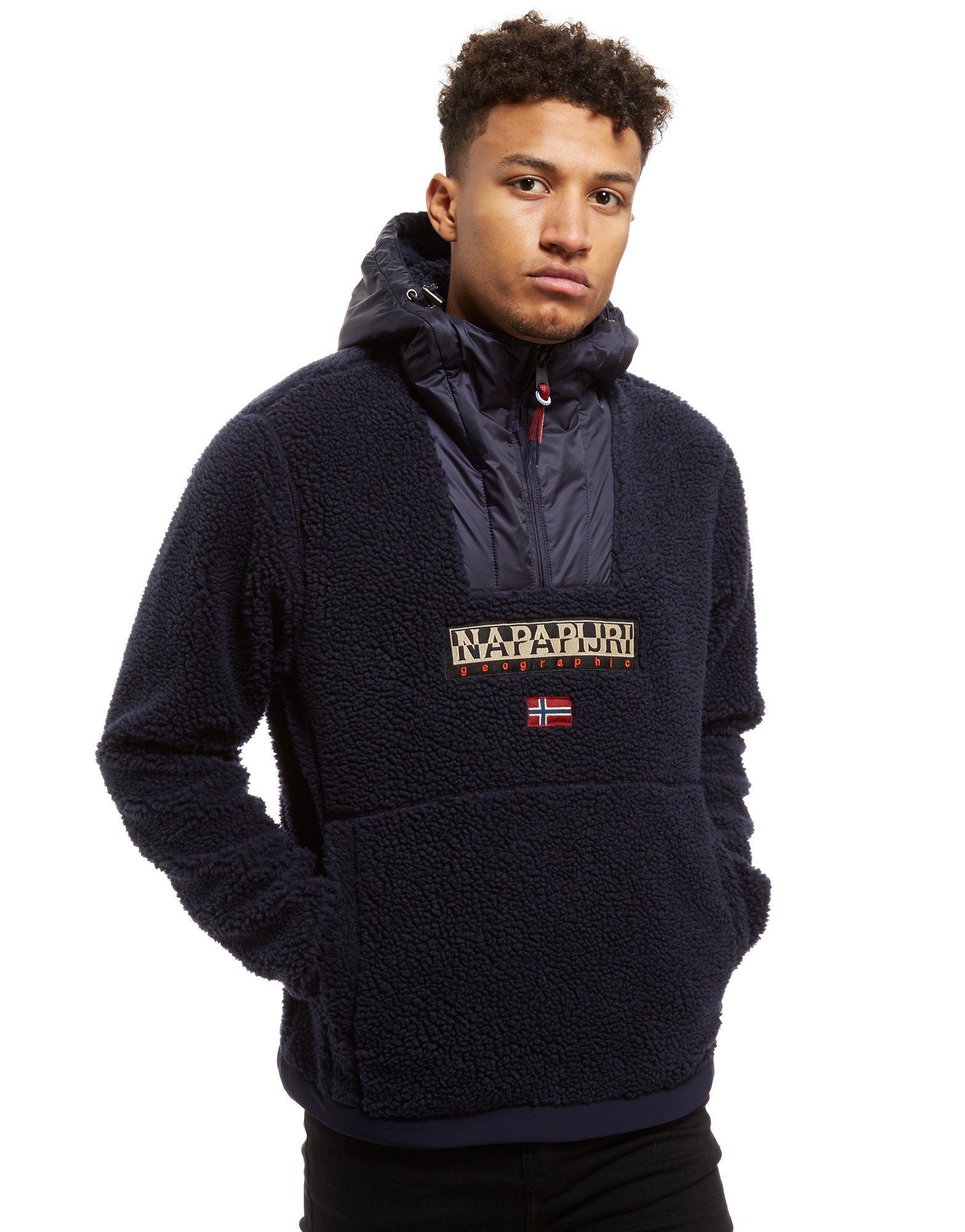 napapijri navy hoodie