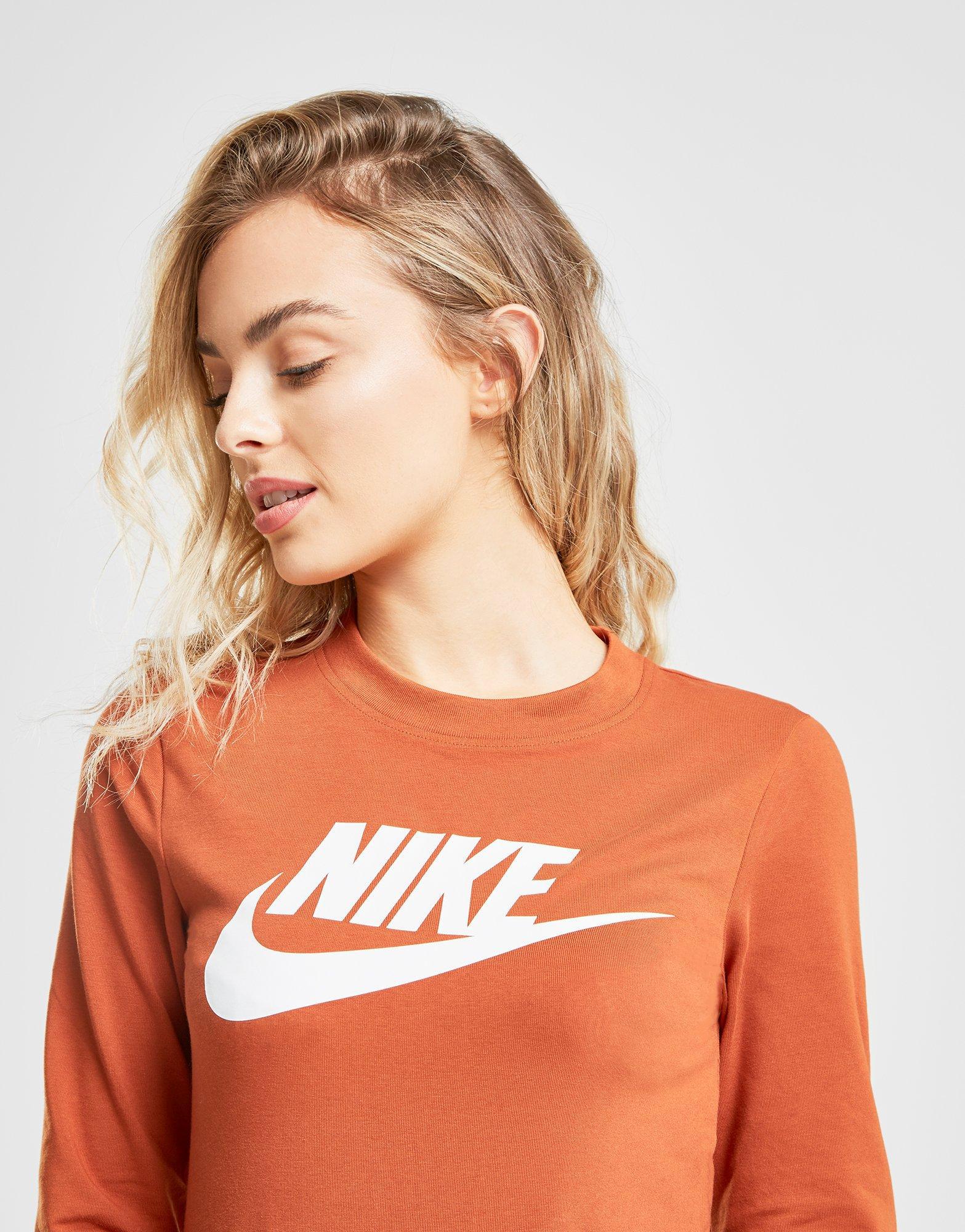 orange nike bodysuit