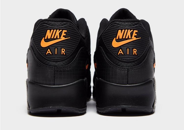 orange black and white air max