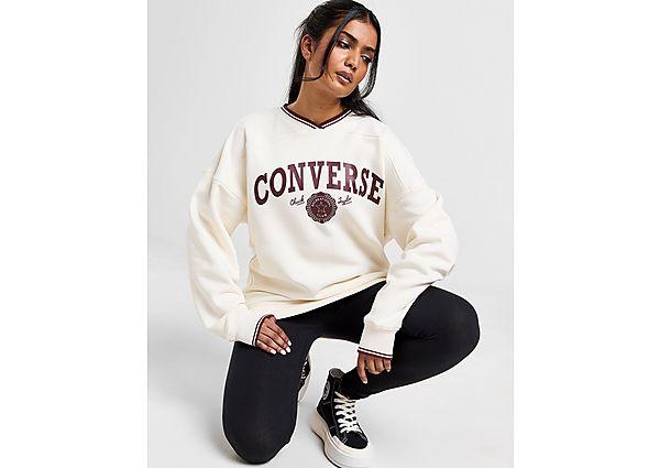 Converse Retro Chuck Taylor Crew Sweatshirt in Black Lyst UK