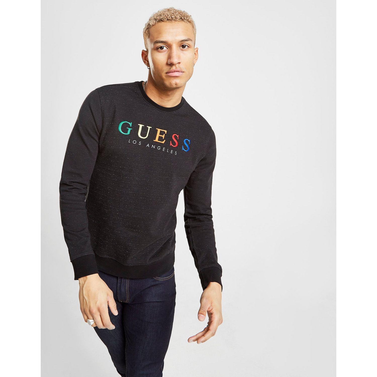 guess rainbow sweatshirt