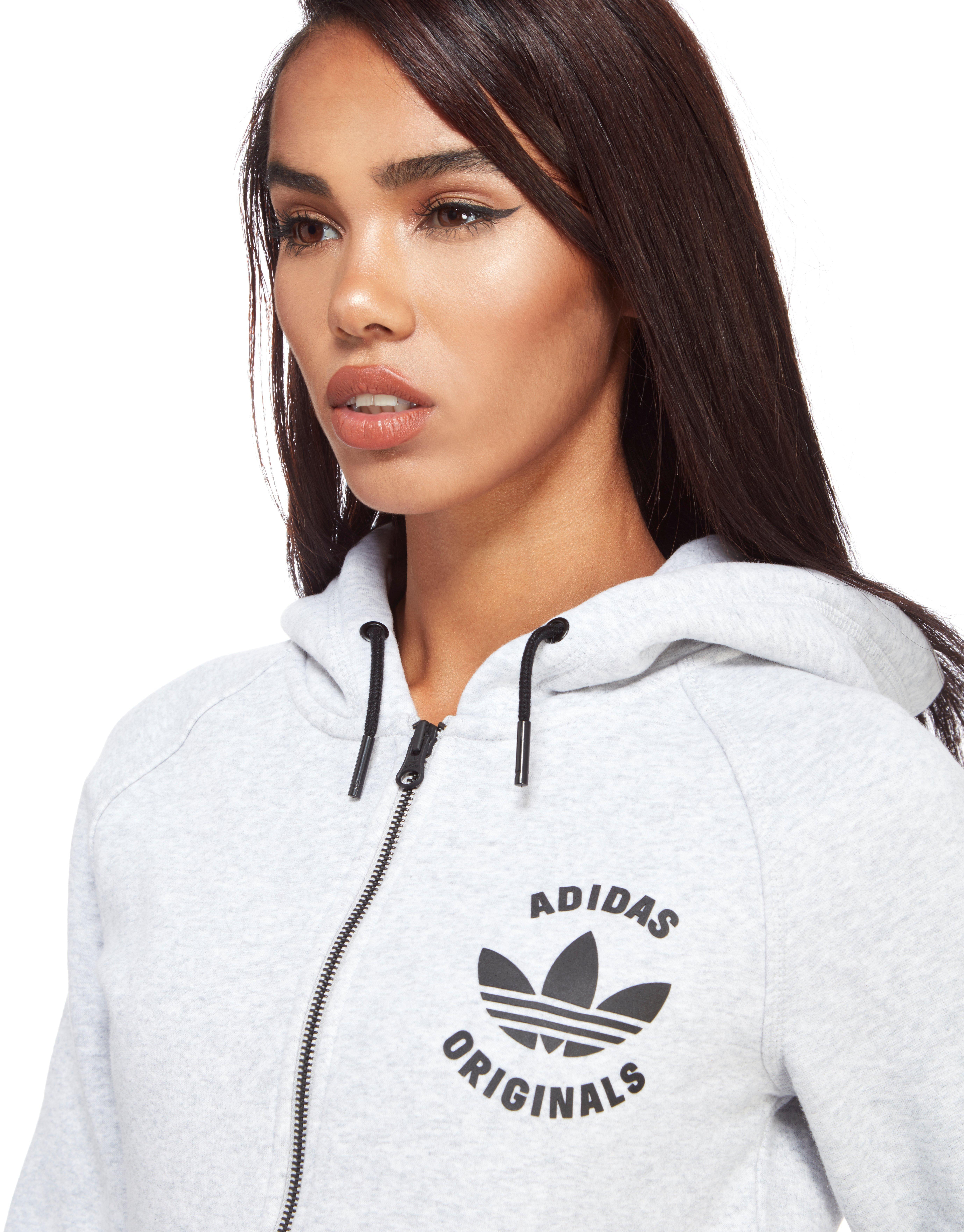 adidas originals super fleece full zip hoodie