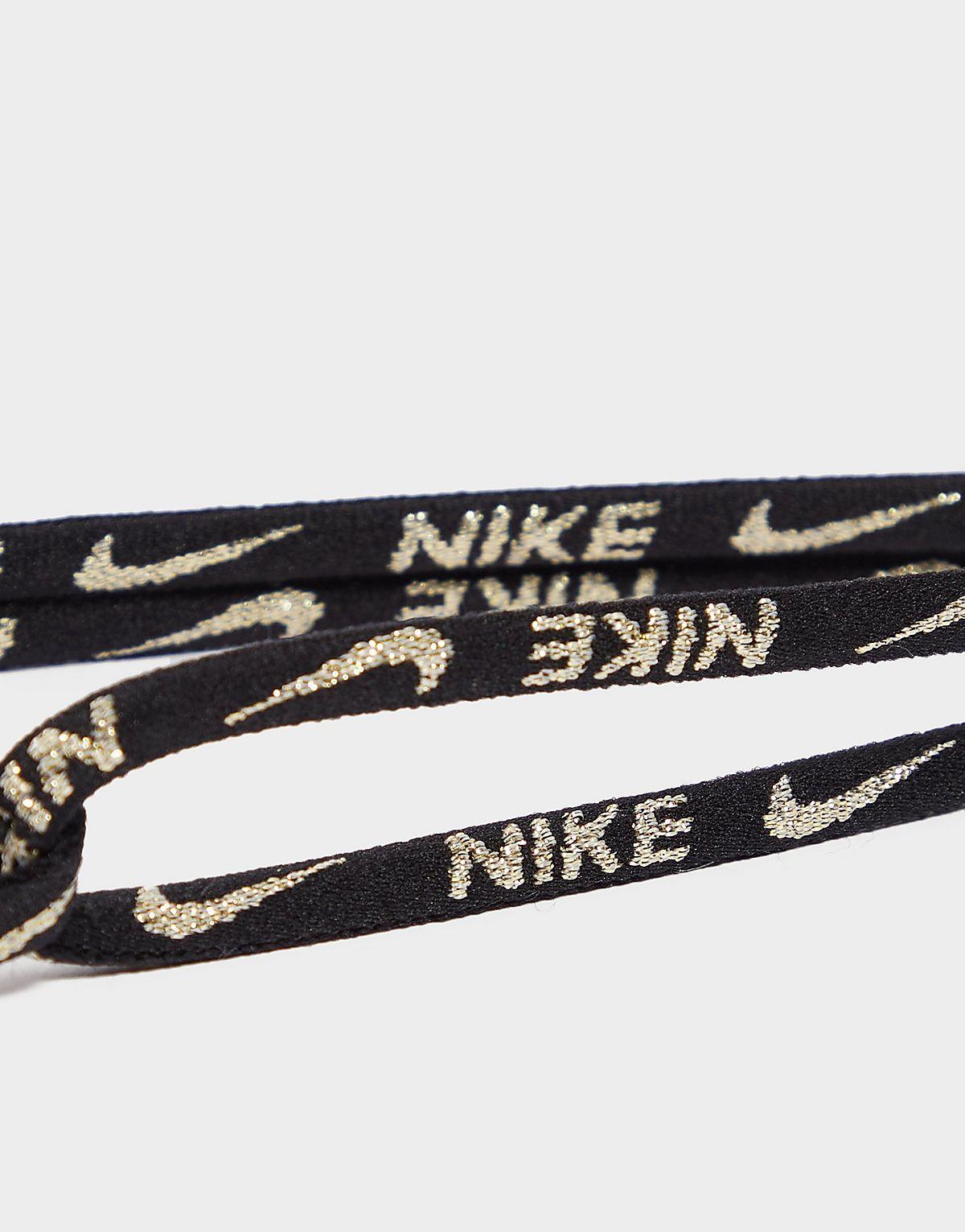 Nike Fixed Lace Head Band in Black | Lyst UK