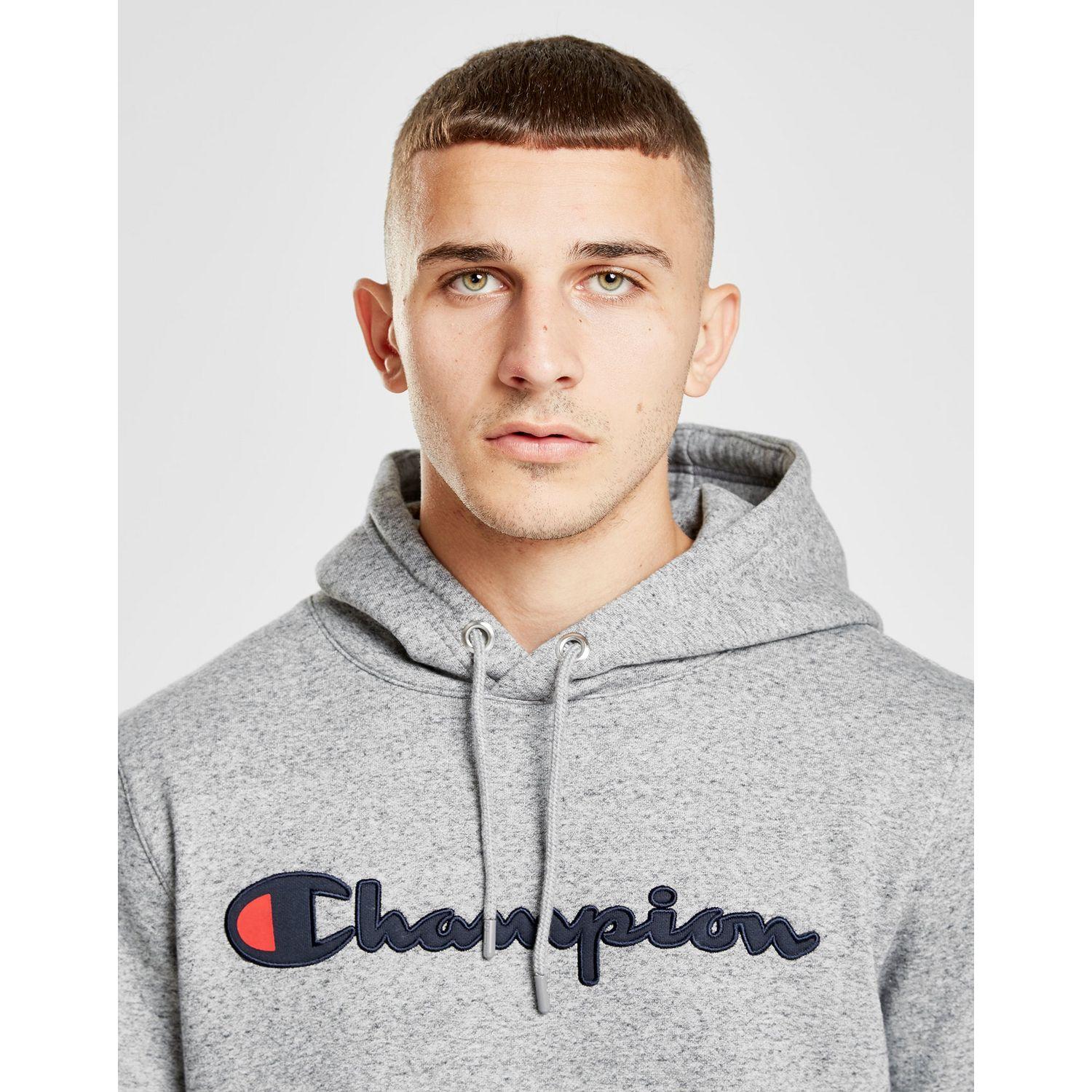 Champion premium script hoodie Clearance