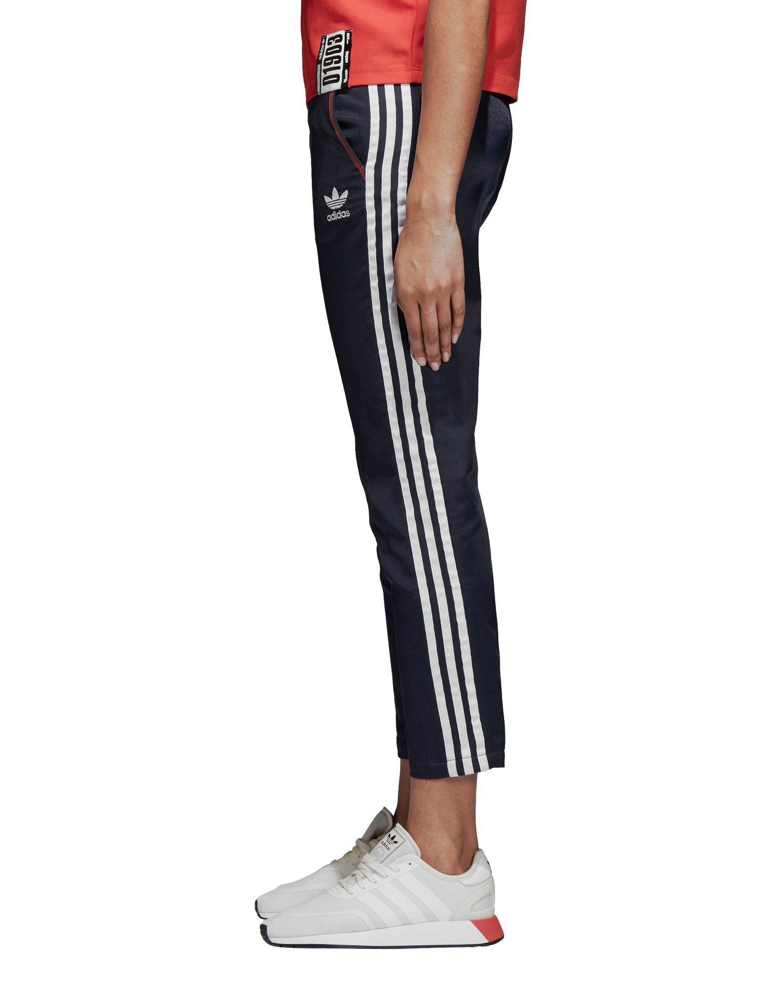 adidas Cotton Active Icons Track Pants in Blue - Lyst